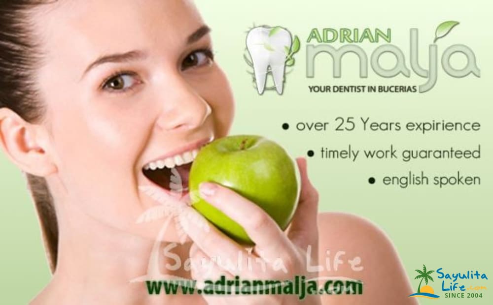 Dr. Adrian Malja Dentist for residents and vistors to Sayulita Mexico