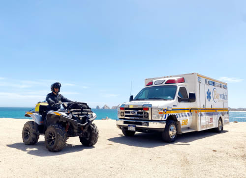 Baywatch Ambulance in Sayulita Mexico