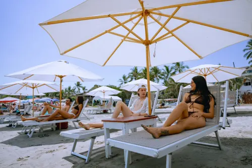 Beach Club "Mi Chula" in Sayulita Mexico