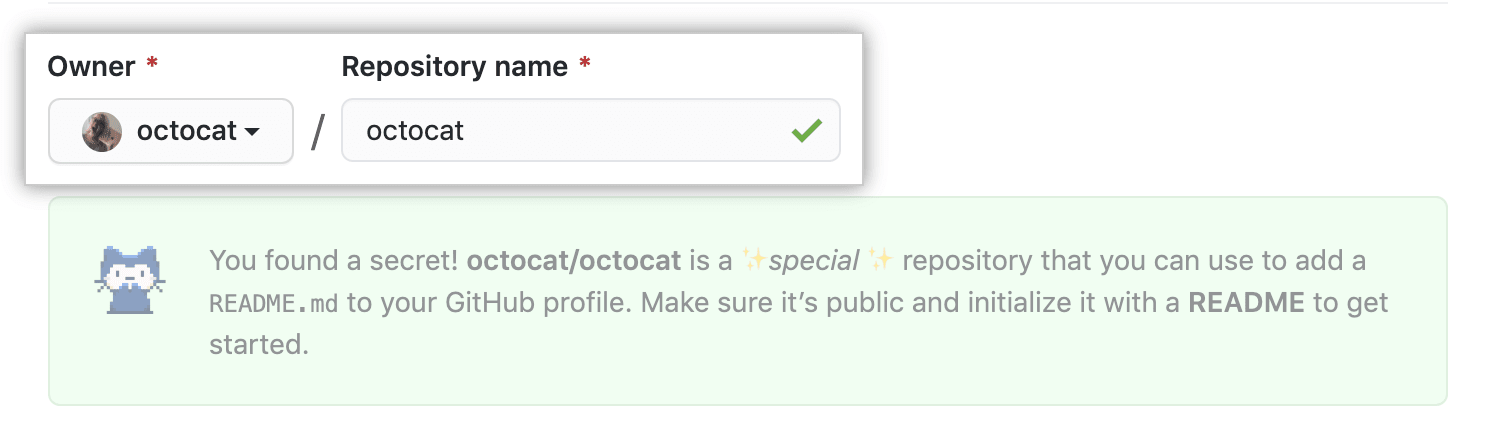 repo user name