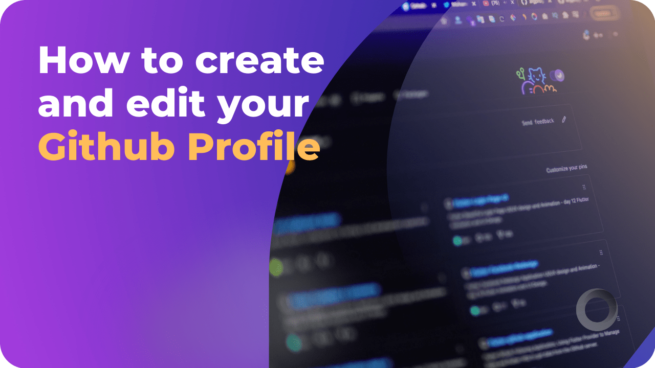 How to create and edit your Github profile