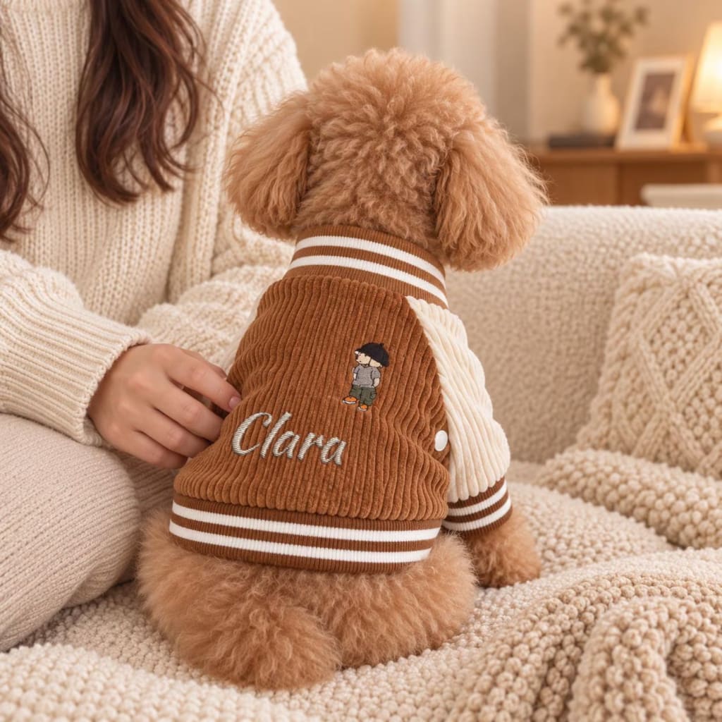 Vintage Varsity Jacket for Dogs