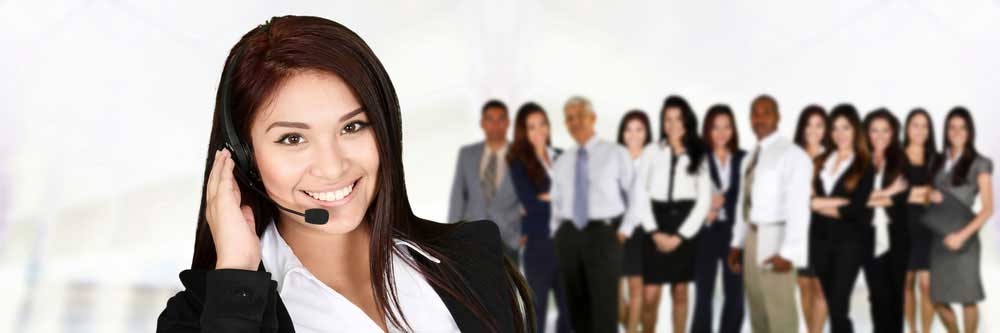 A customer service representative