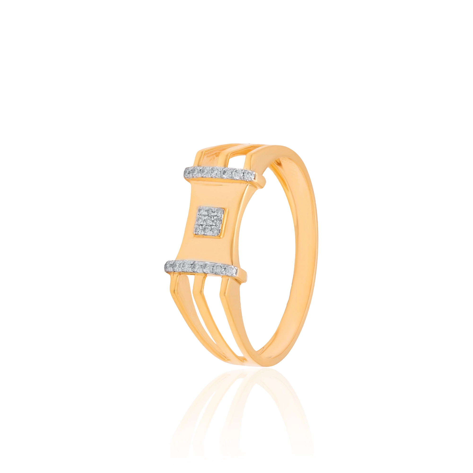 Yellow Gold Diamond Ring thumbnail 3