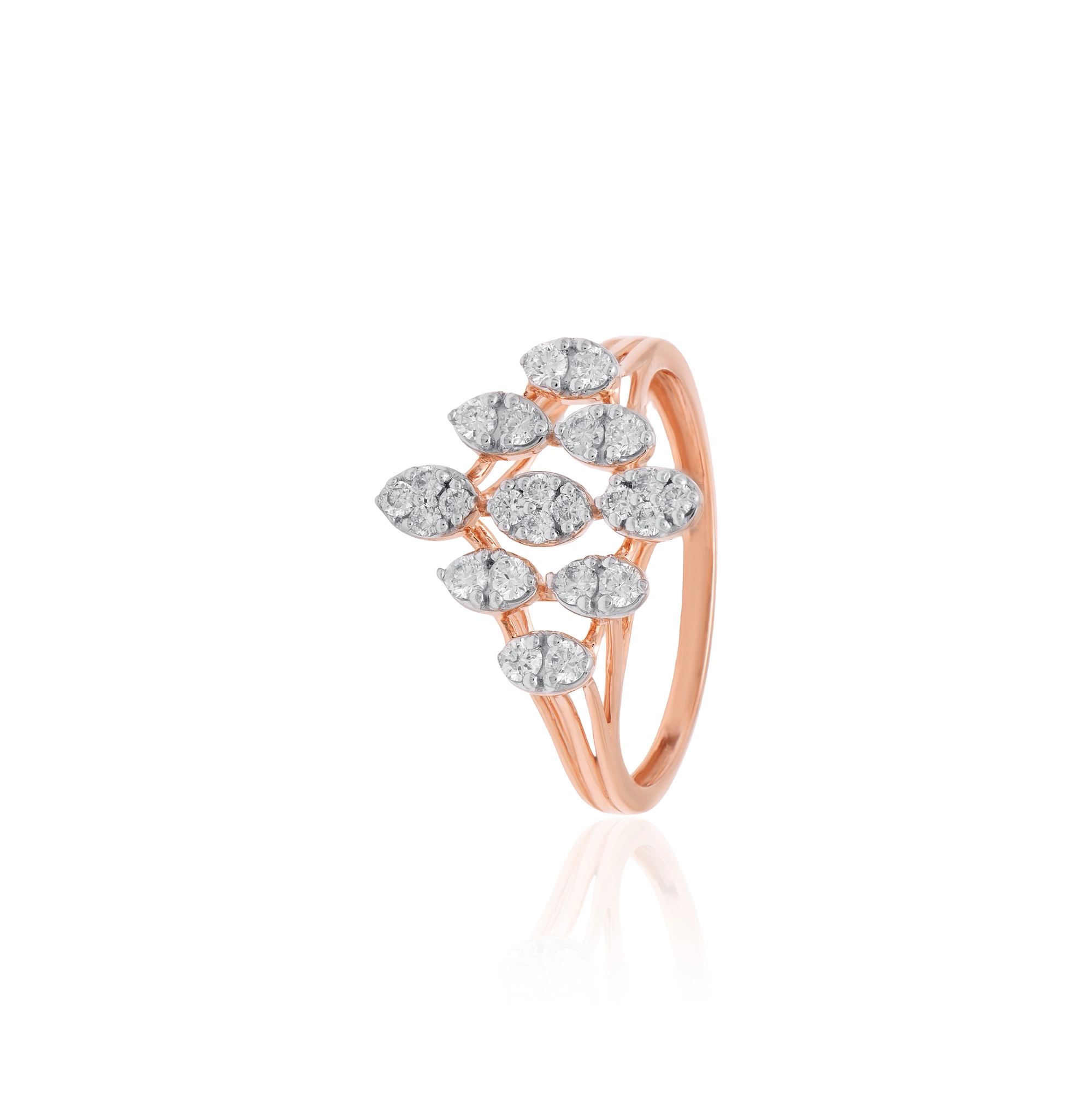 Rose Gold Diamond Ring thumbnail 3
