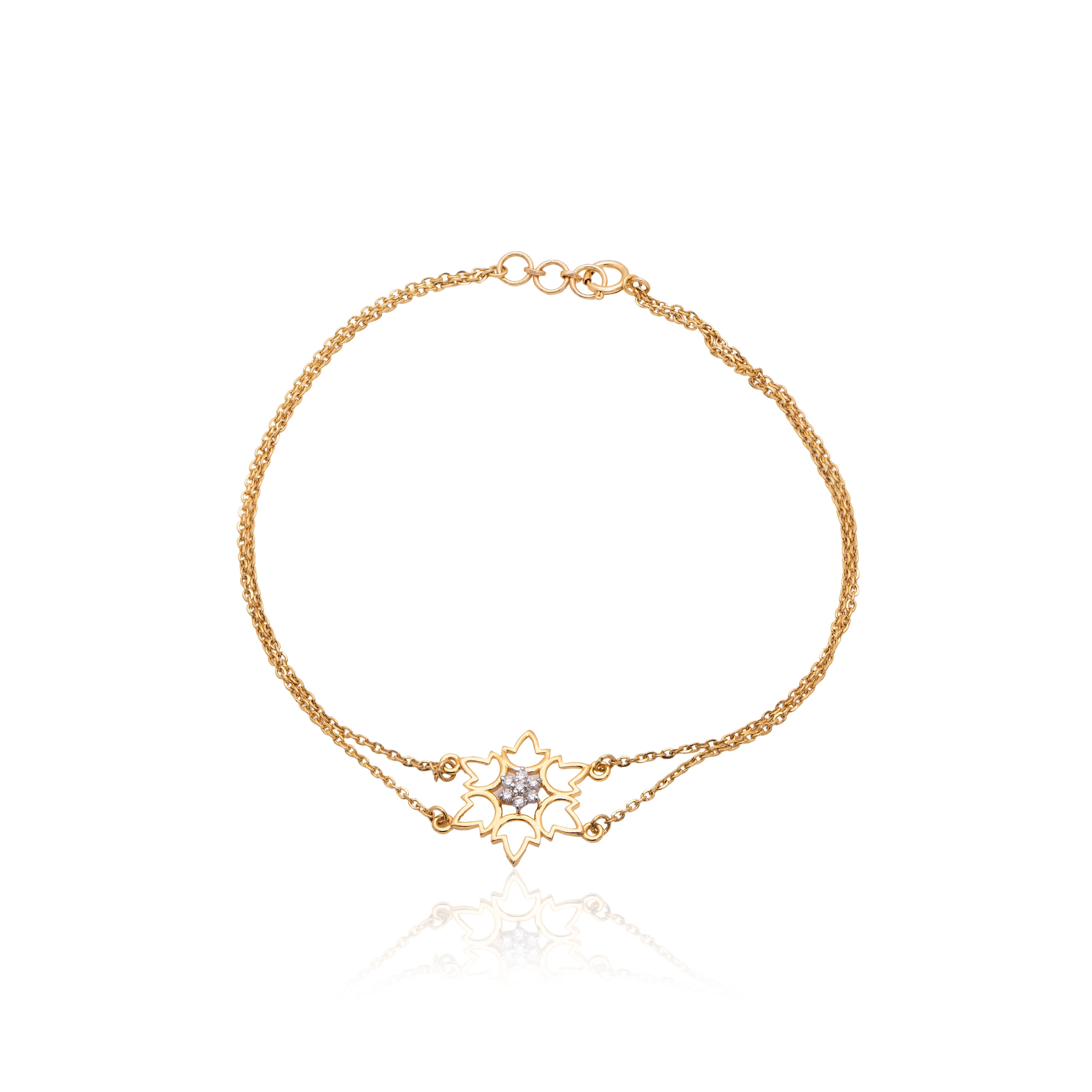 Yellow Gold Diamond Bracelet thumbnail 2