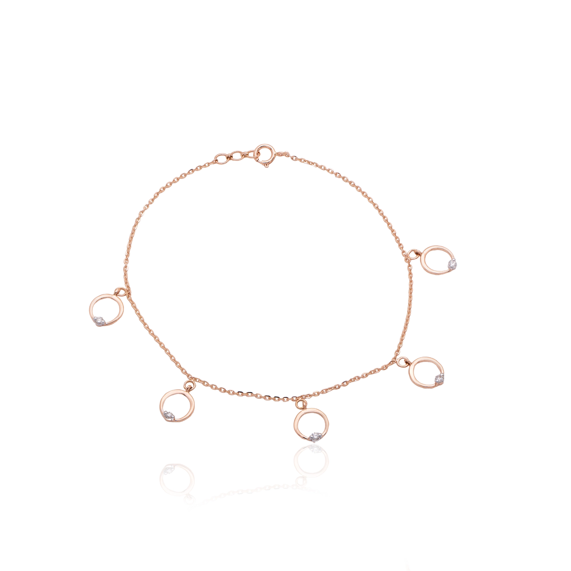 Rose Gold Diamond Bracelet thumbnail 2