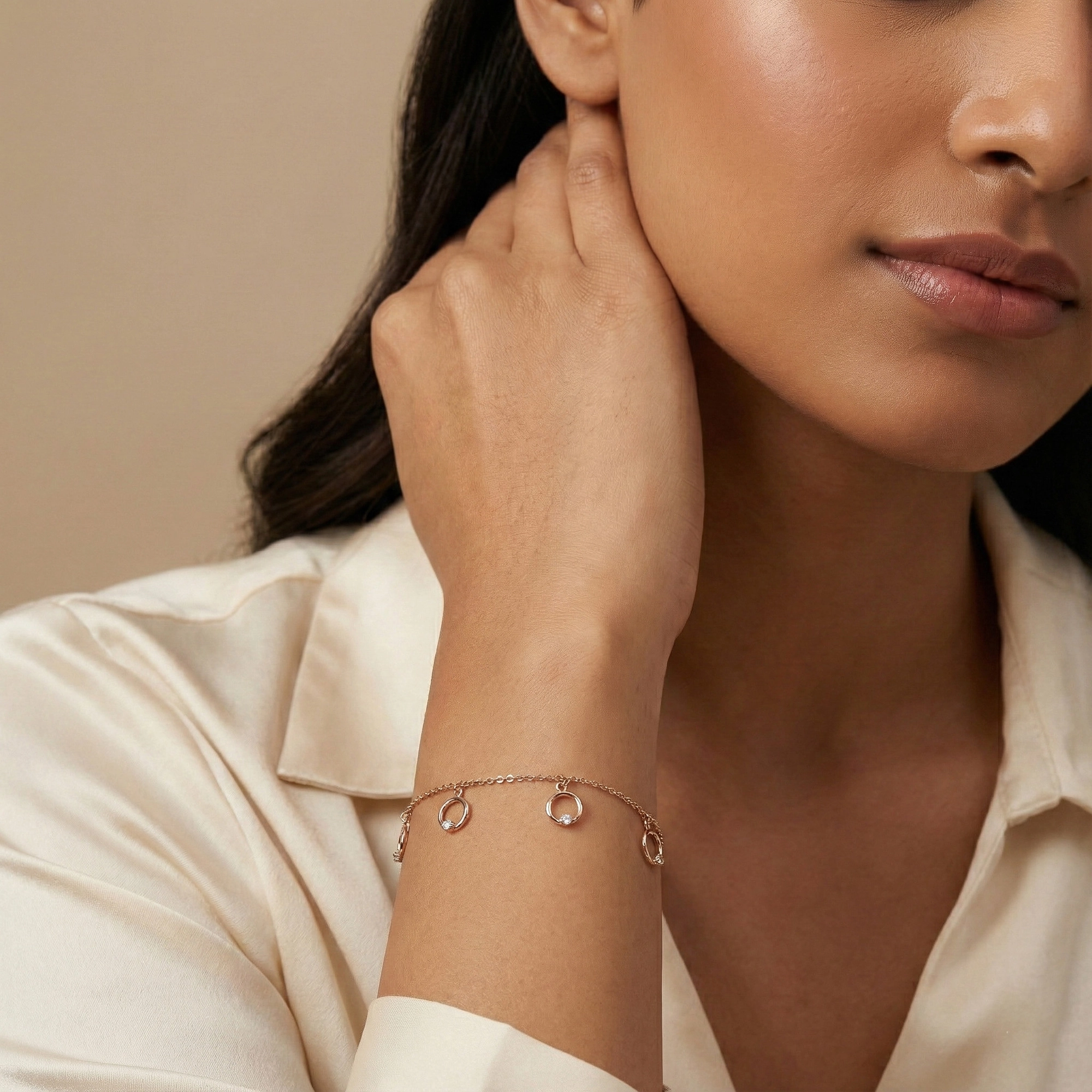 Rose Gold Diamond Bracelet
