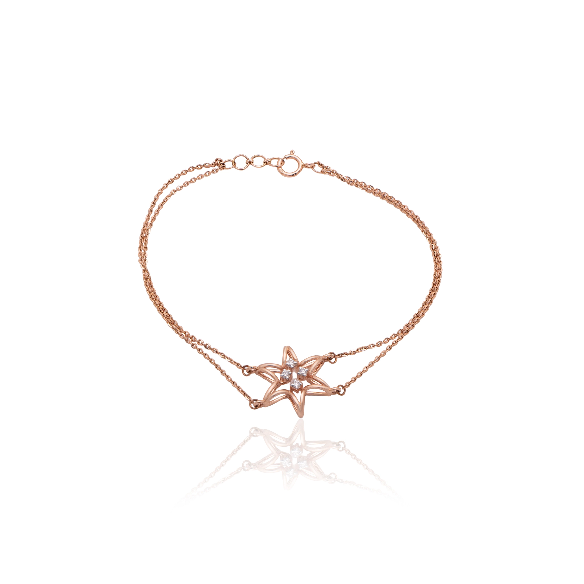 Rose Gold Diamond Bracelet thumbnail 2