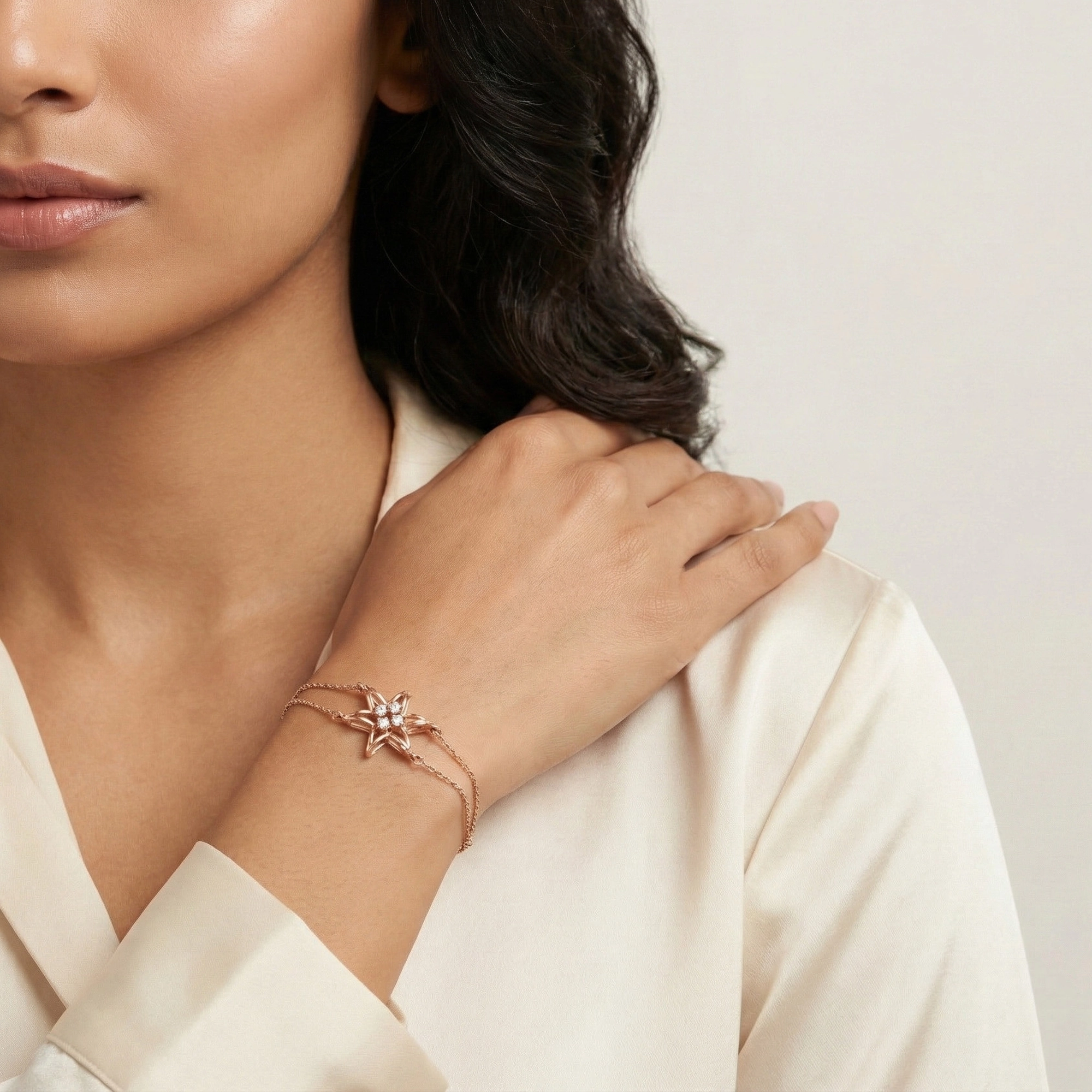 Rose Gold Diamond Bracelet