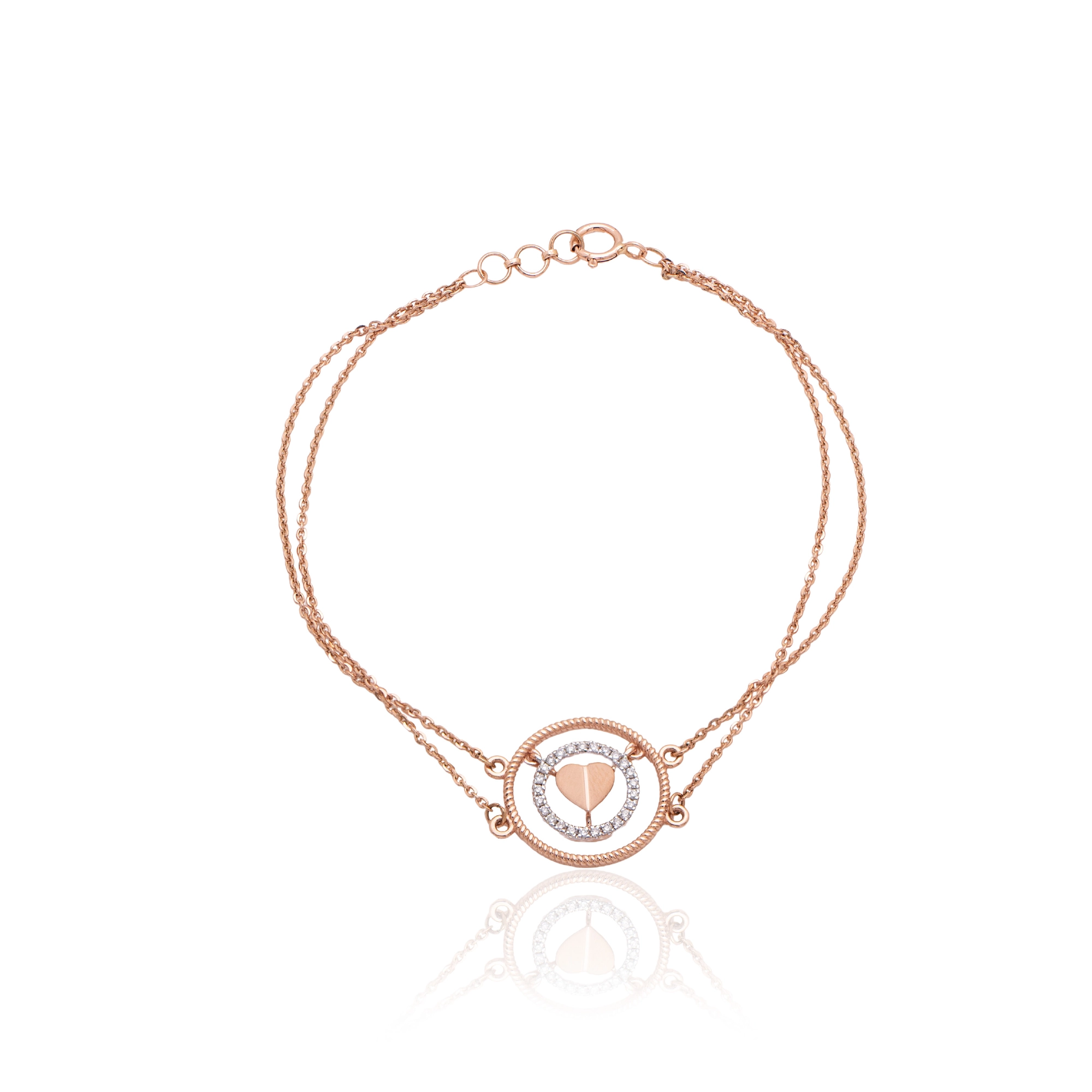 Rose Gold Diamond Bracelet thumbnail 2
