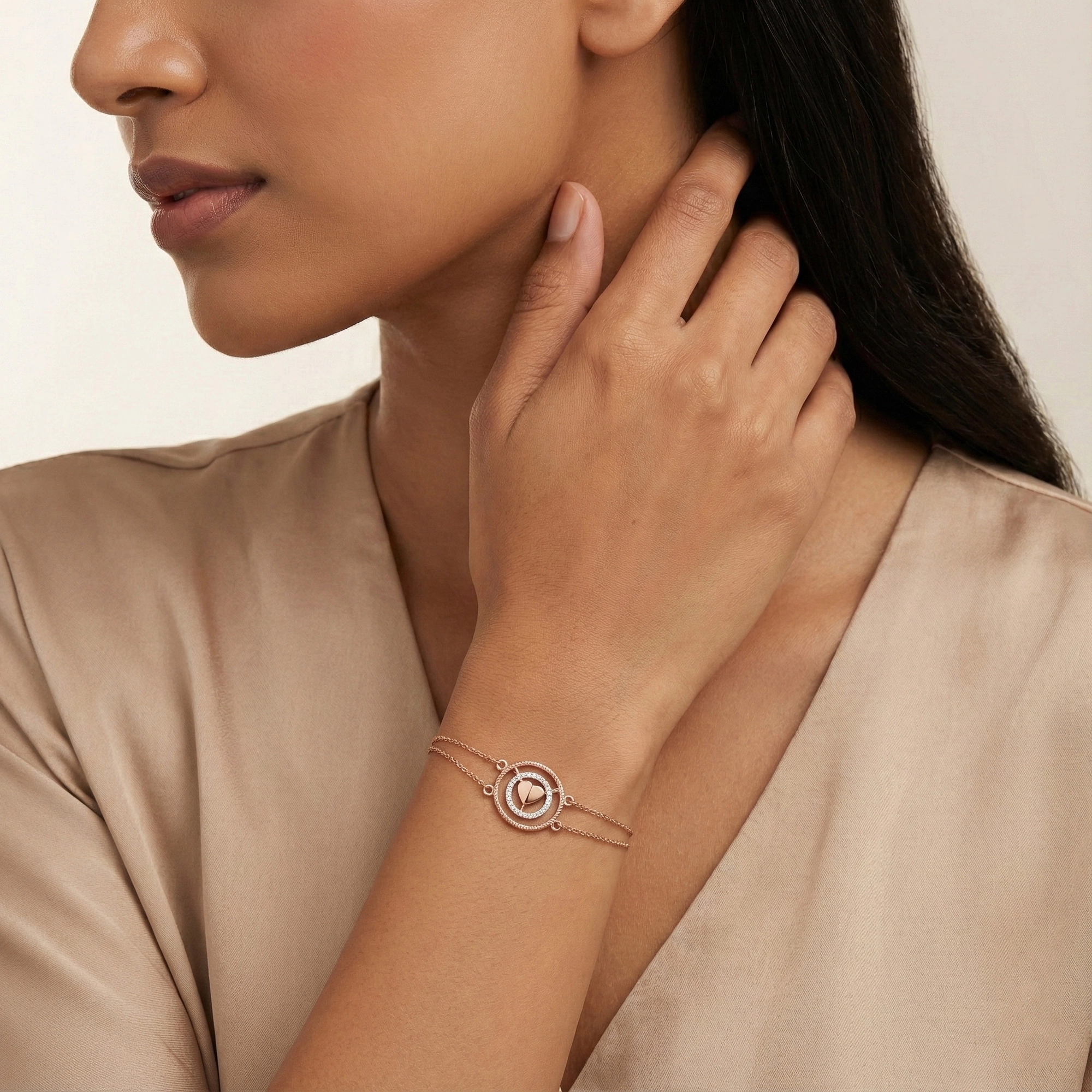 Rose Gold Diamond Bracelet