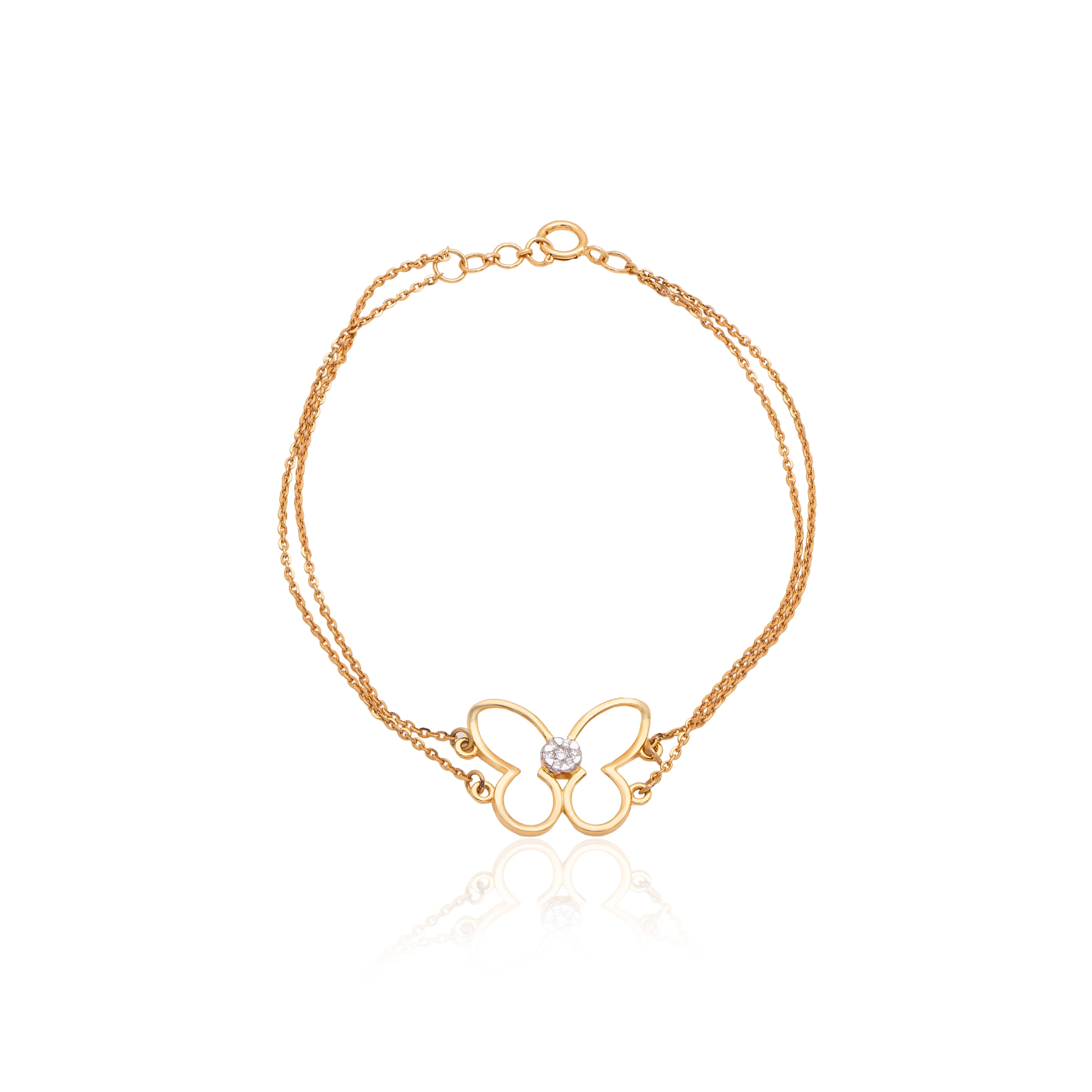 Yellow Gold Diamond Bracelet thumbnail 2