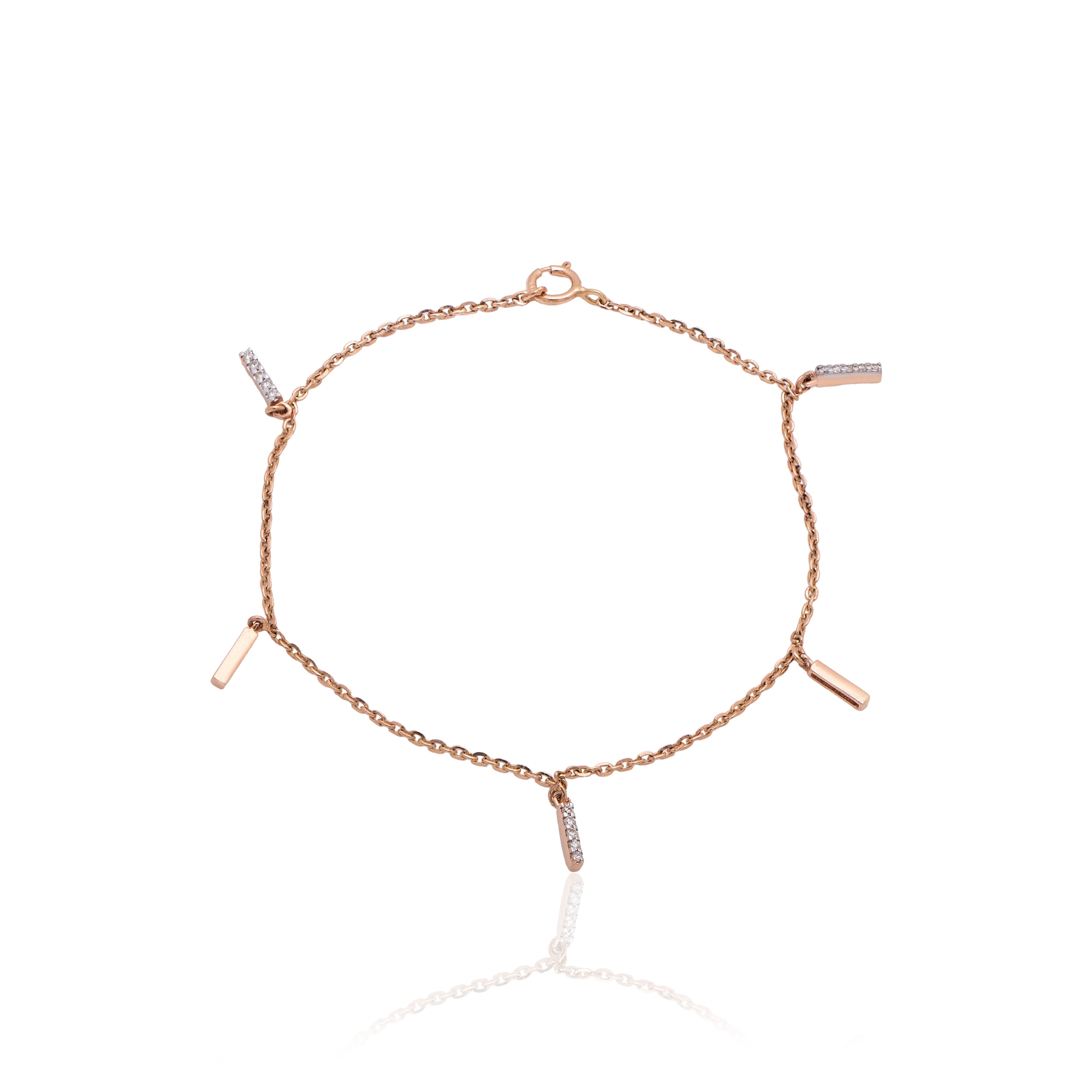 Rose Gold Diamond Bracelet thumbnail 2