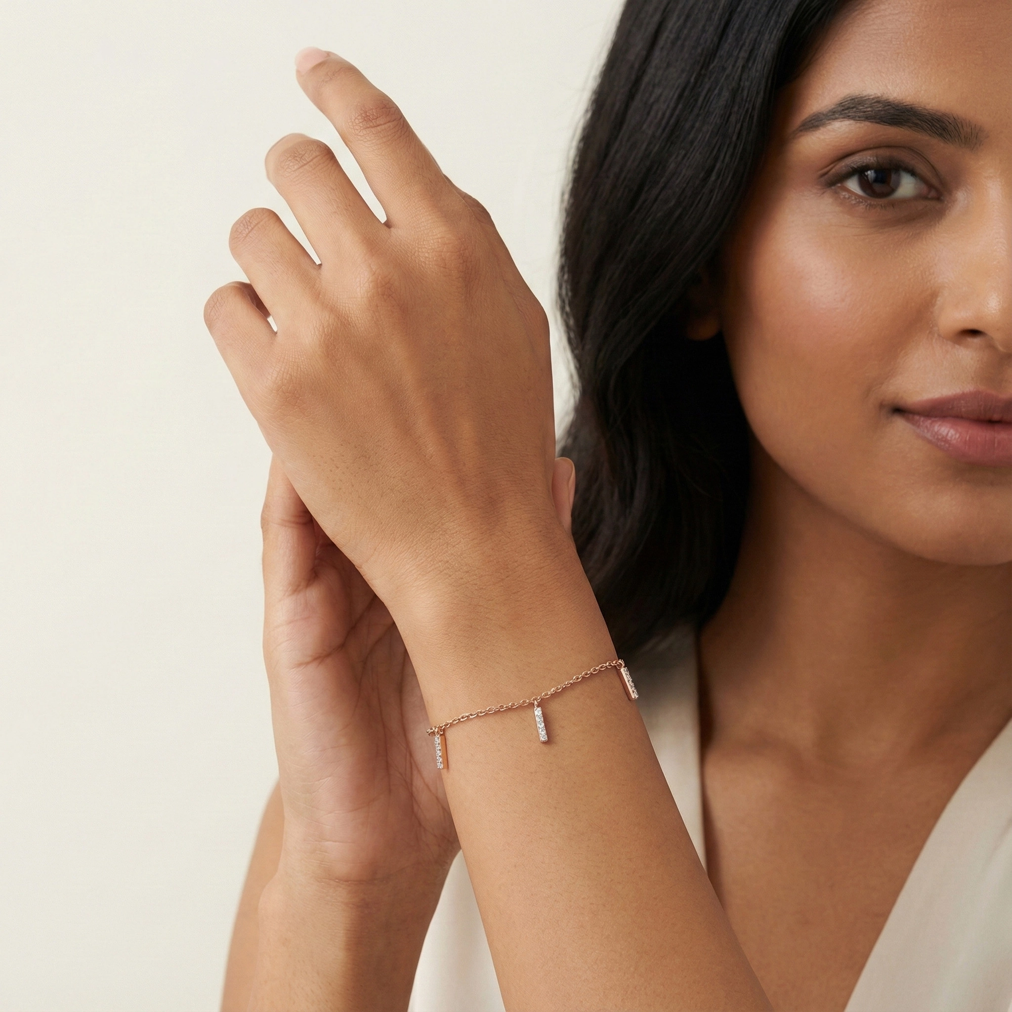 Rose Gold Diamond Bracelet