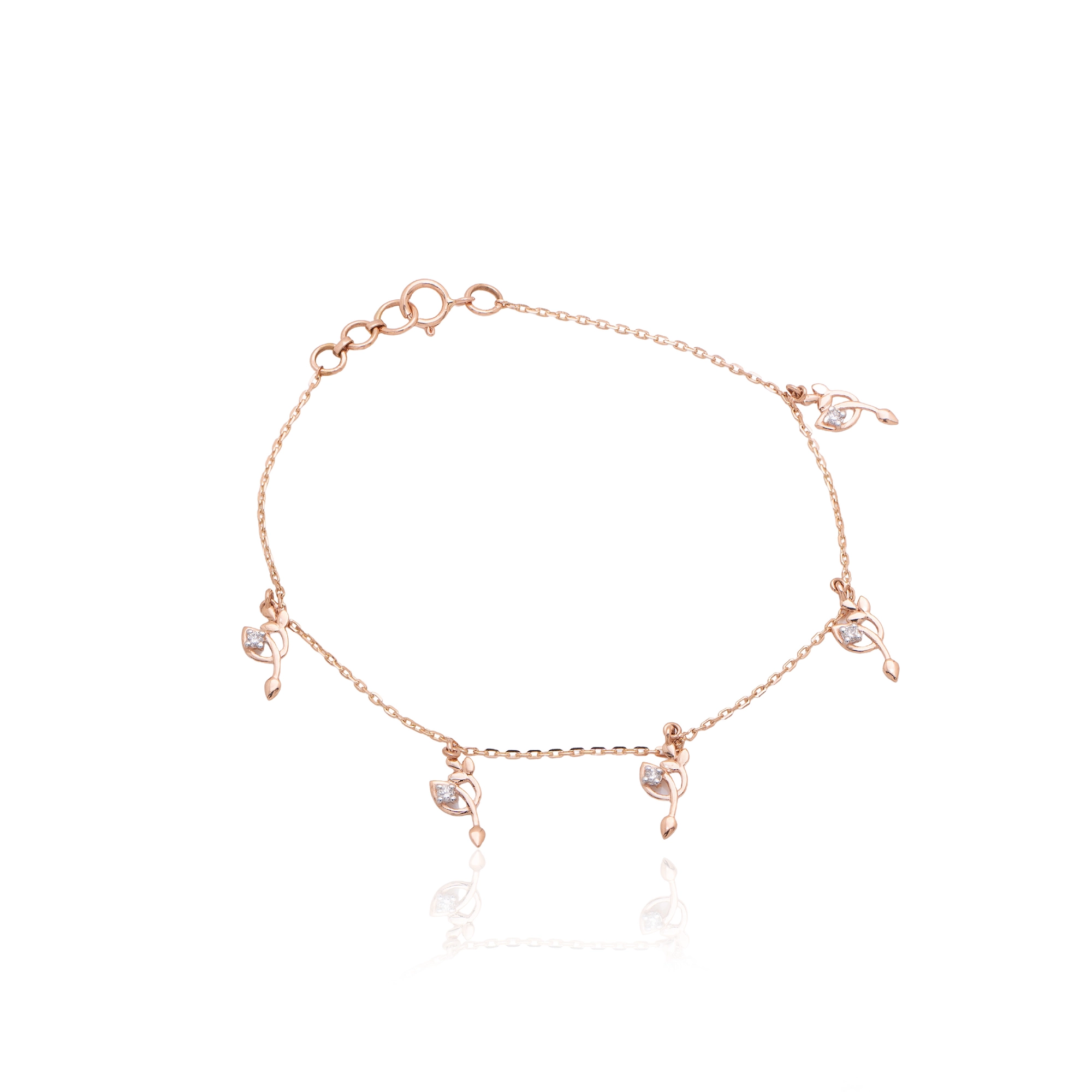 Rose Gold Diamond Bracelet thumbnail 2