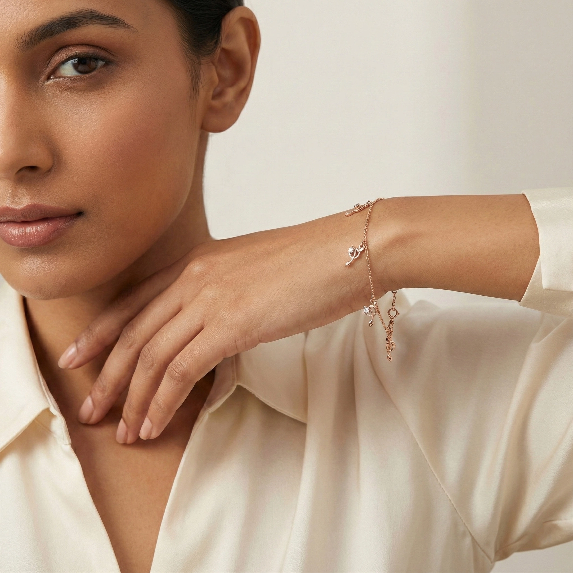 Rose Gold Diamond Bracelet