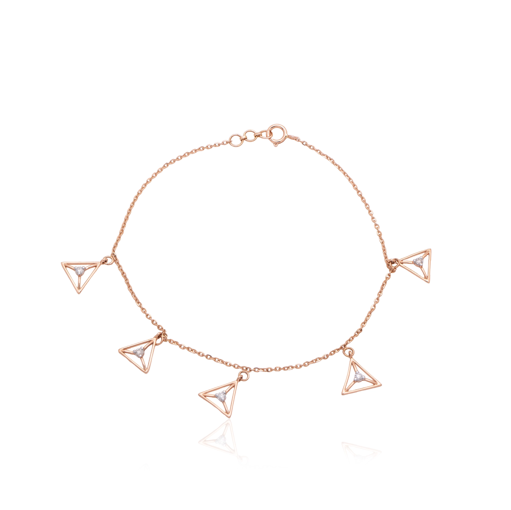 Rose Gold Diamond Bracelet thumbnail 2