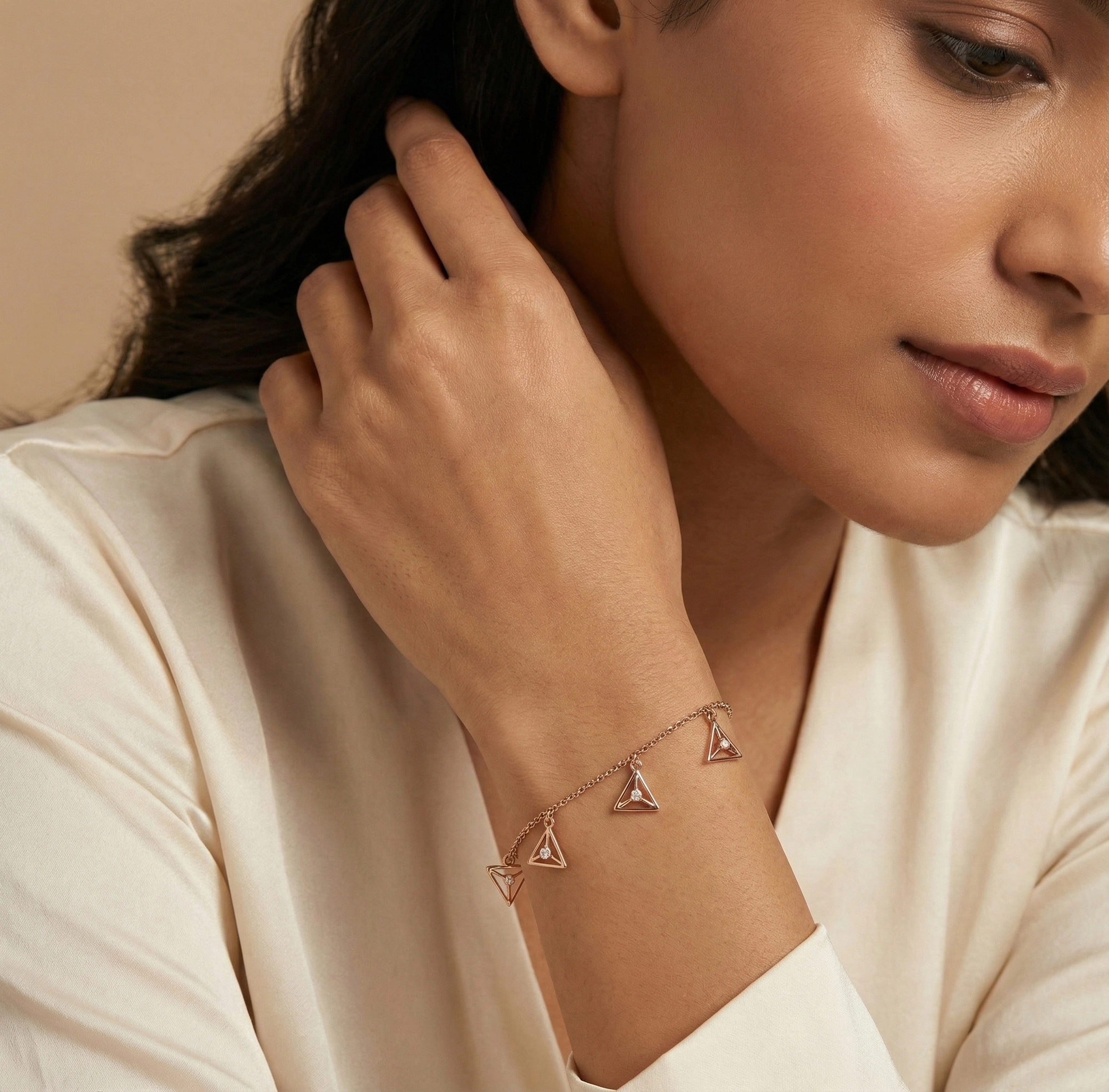 Rose Gold Diamond Bracelet