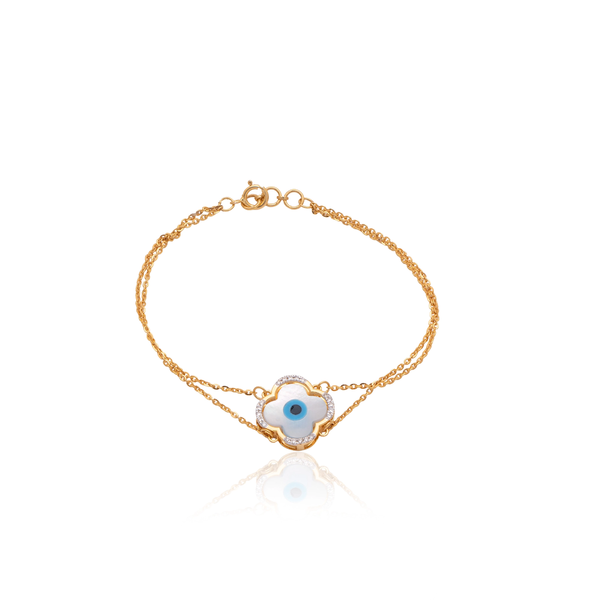Yellow Gold Diamond Bracelet thumbnail 2