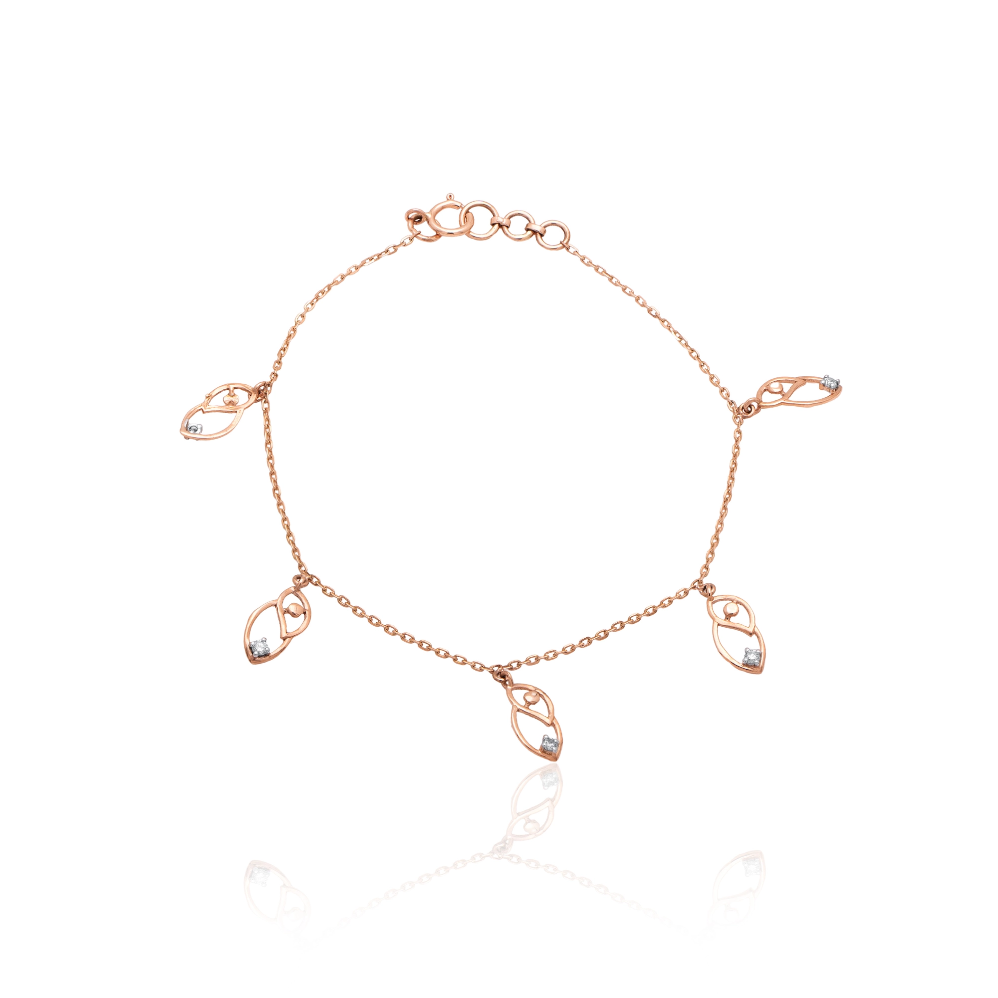 Rose Gold Diamond Bracelet thumbnail 2