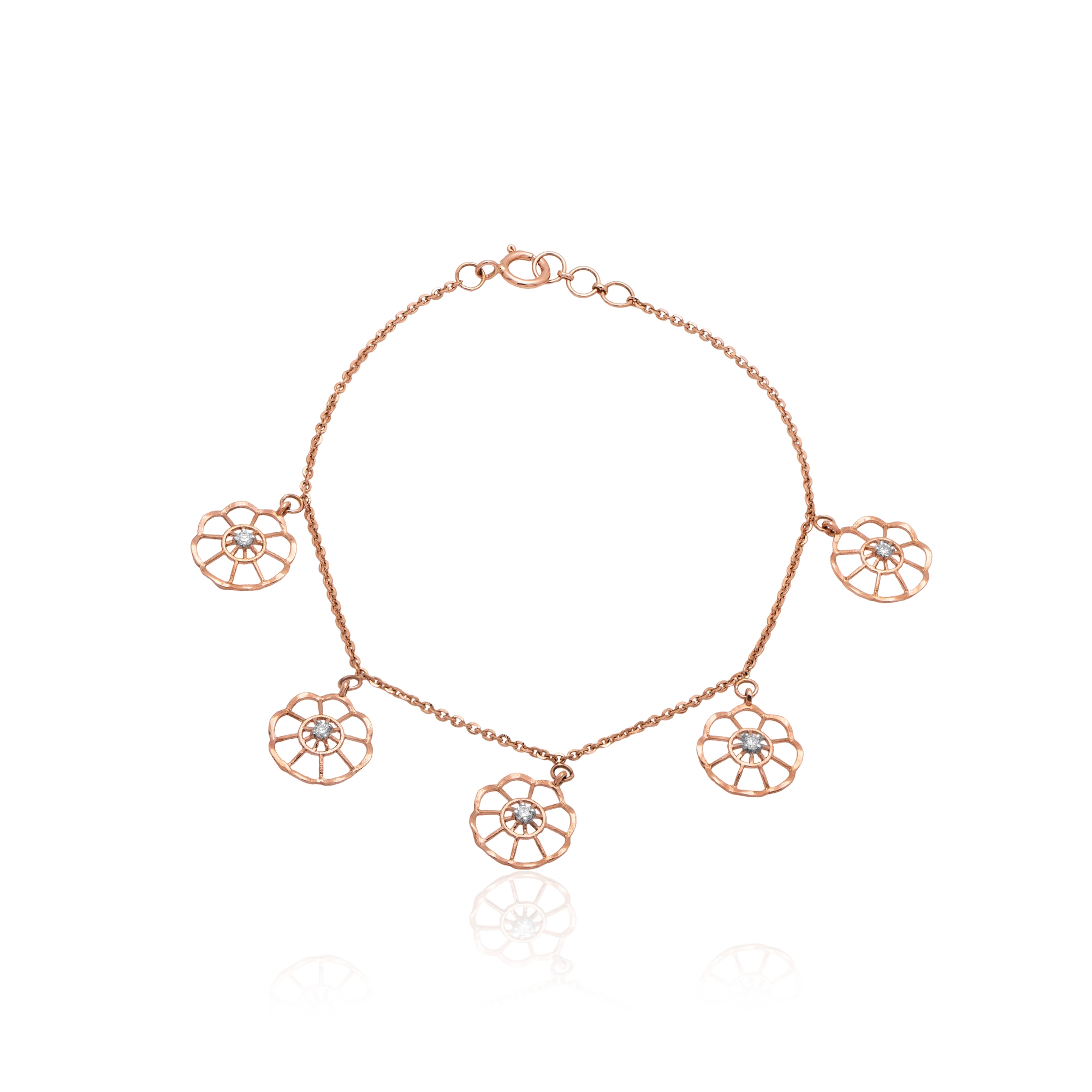 Rose Gold Diamond Bracelet thumbnail 2