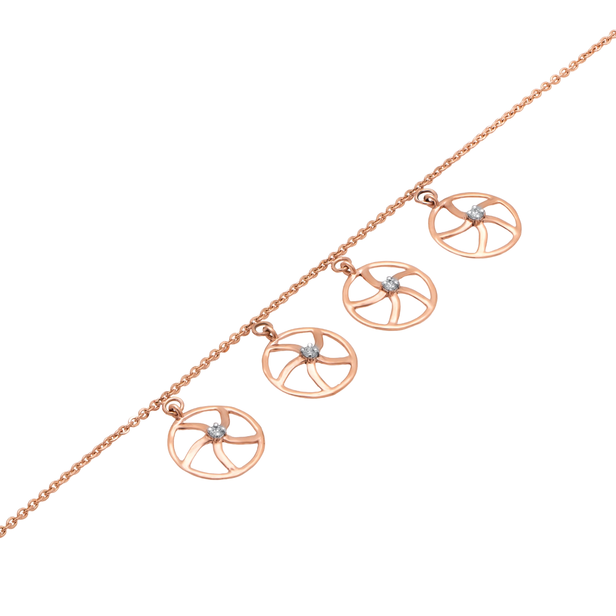 Rose Gold Diamond Bracelet