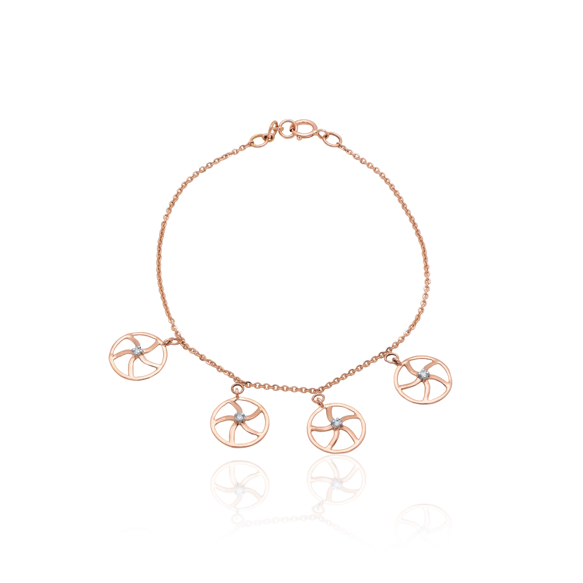 Rose Gold Diamond Bracelet thumbnail 2
