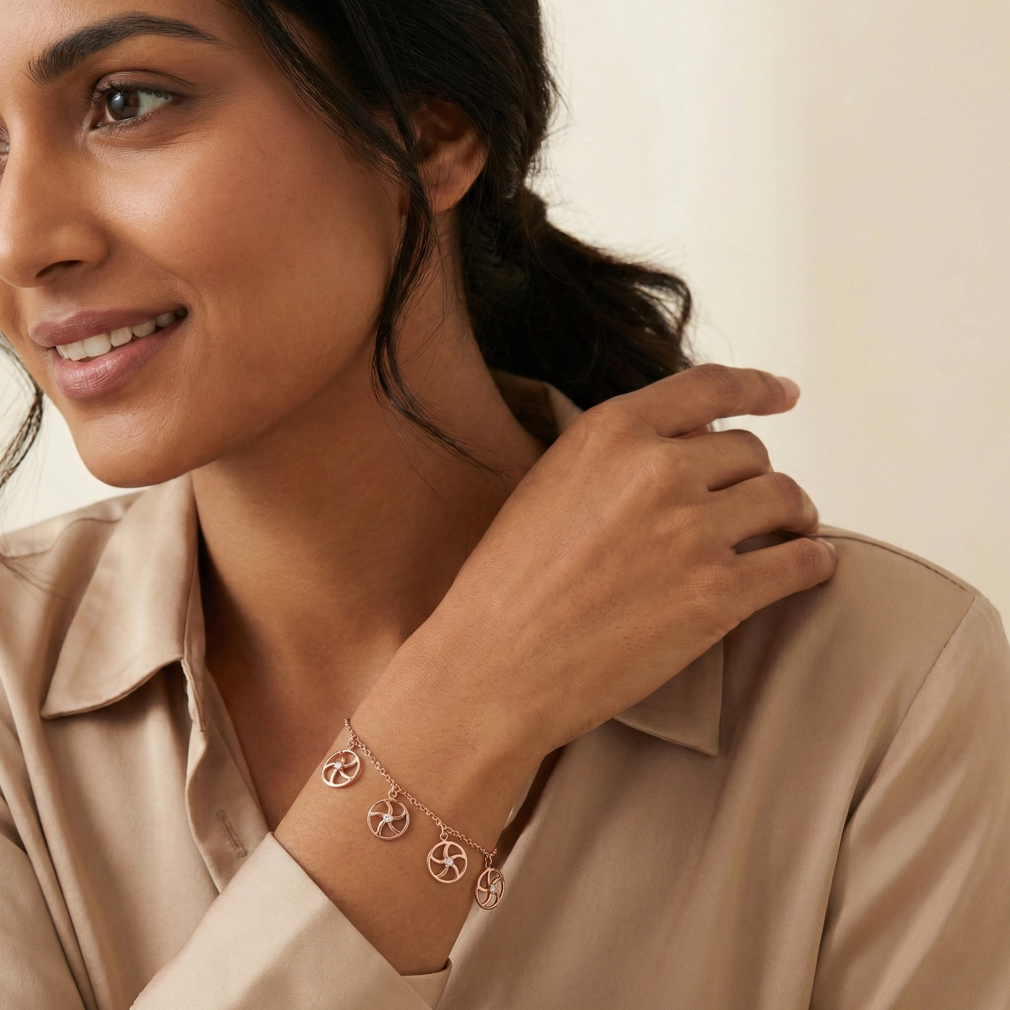 Rose Gold Diamond Bracelet
