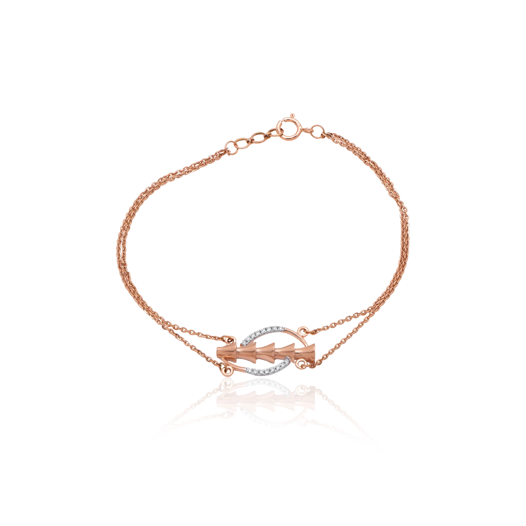 Rose Gold Diamond Bracelet thumbnail 2