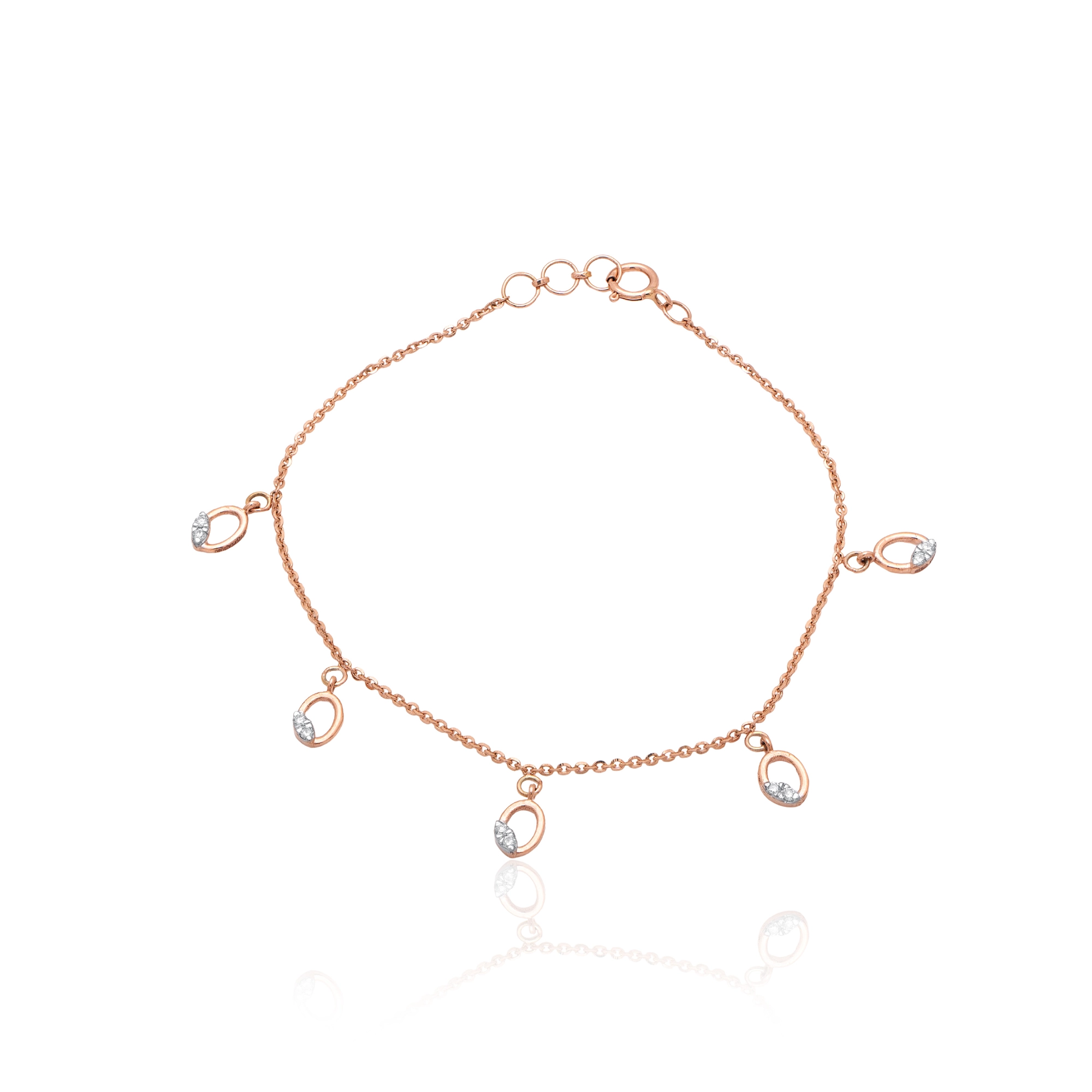 Rose Gold Diamond Bracelet thumbnail 2