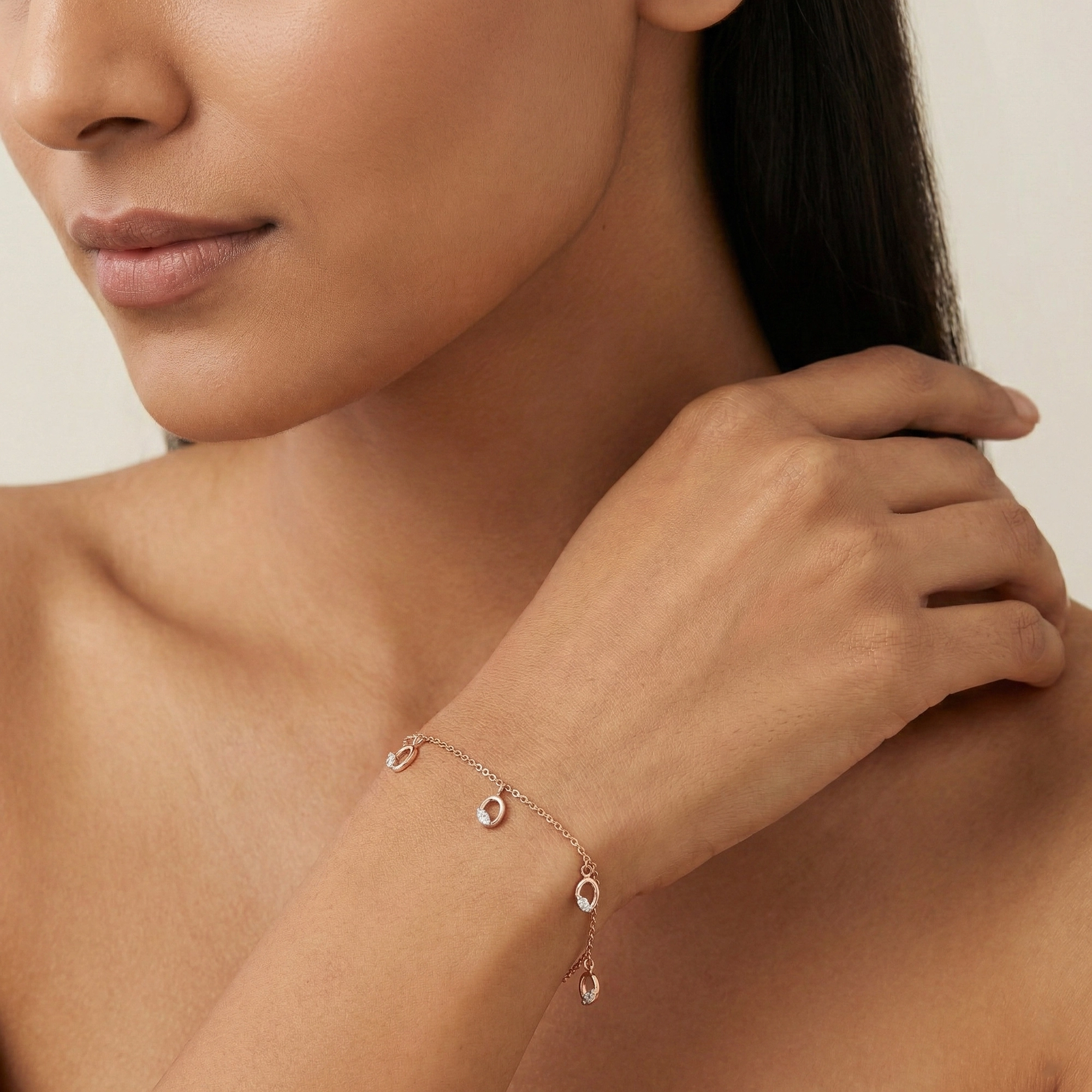 Rose Gold Diamond Bracelet