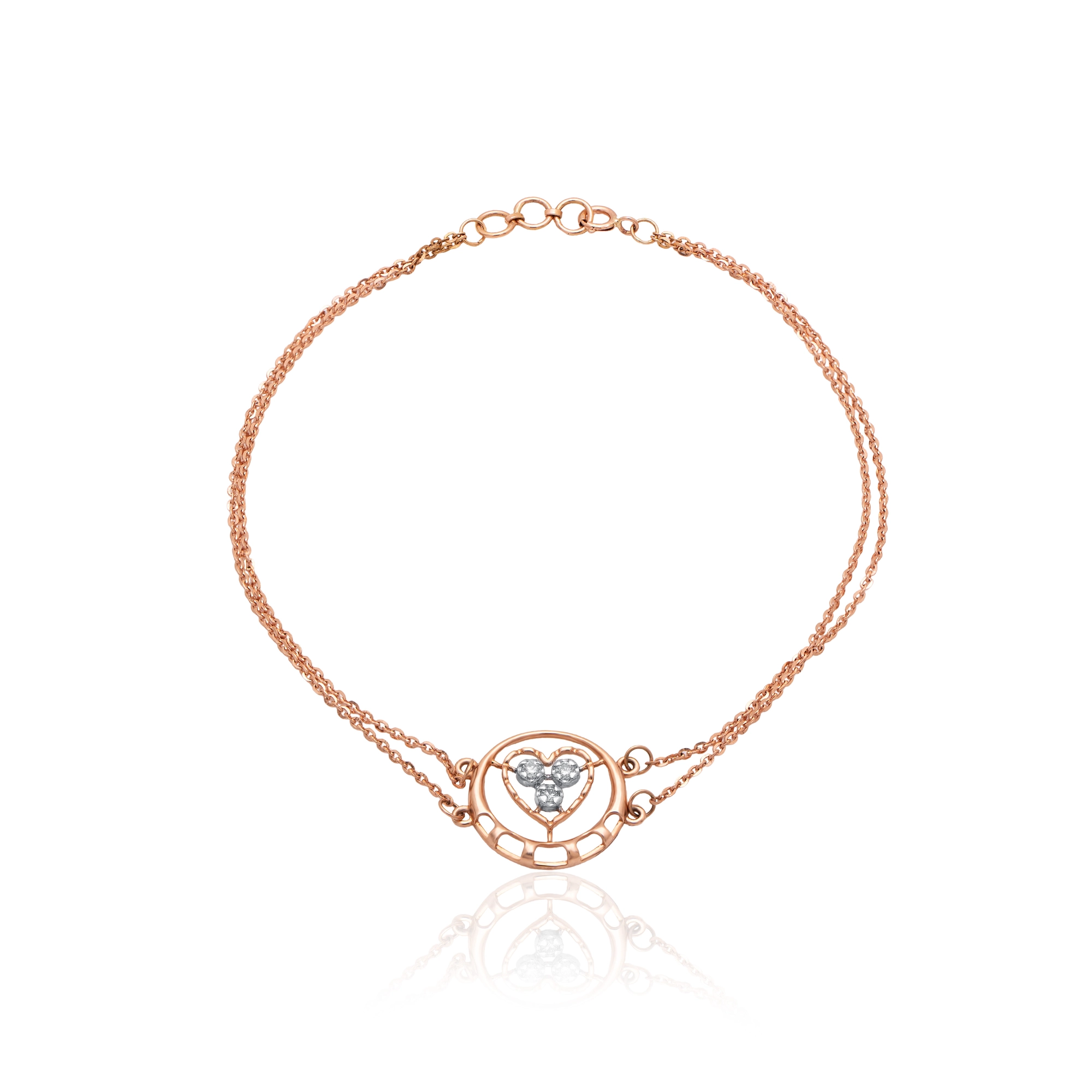 Rose Gold Diamond Bracelet thumbnail 2