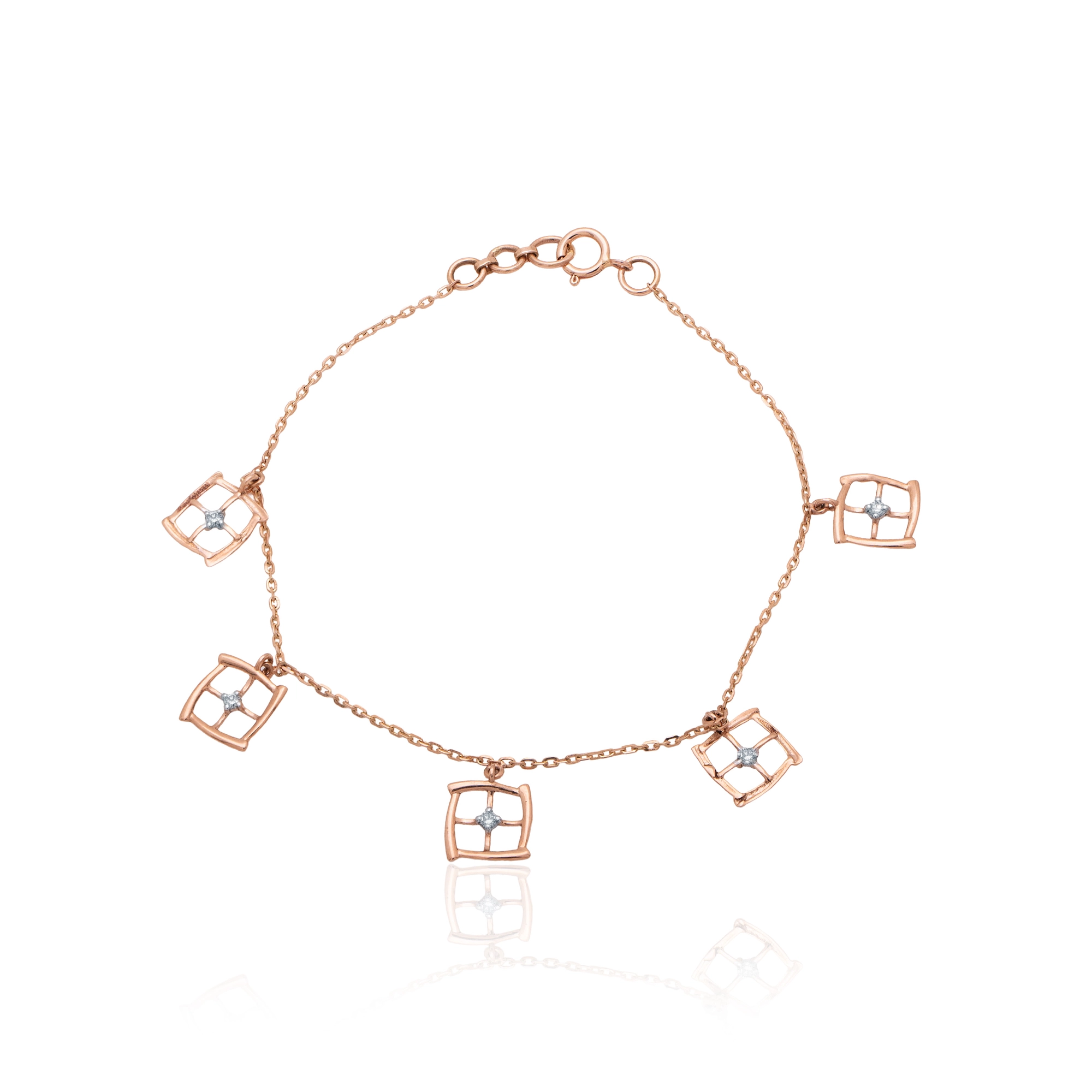 Rose Gold Diamond Bracelet thumbnail 2