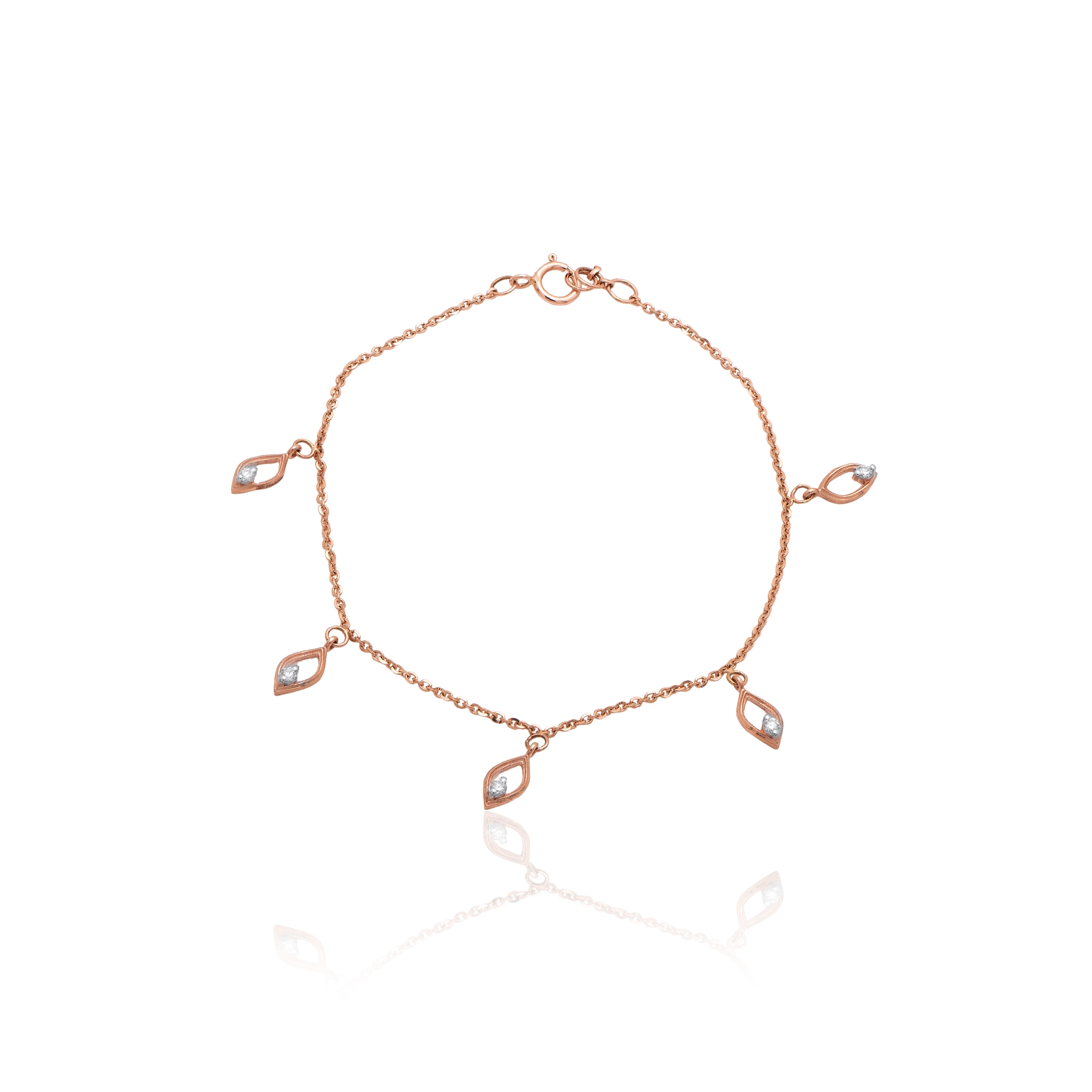 Rose Gold Diamond Bracelet thumbnail 2