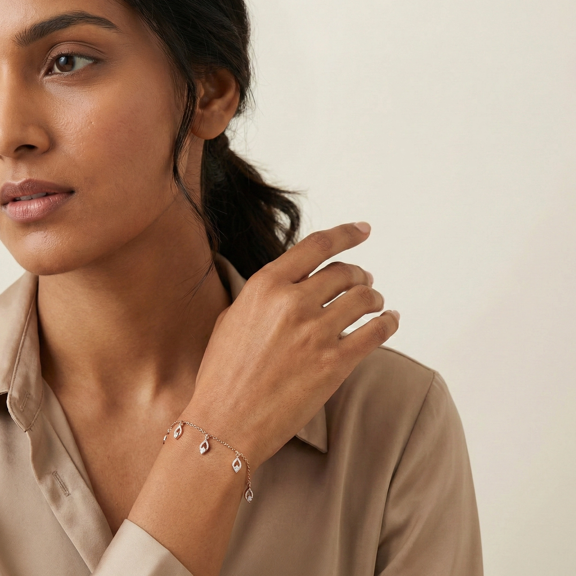 Rose Gold Diamond Bracelet