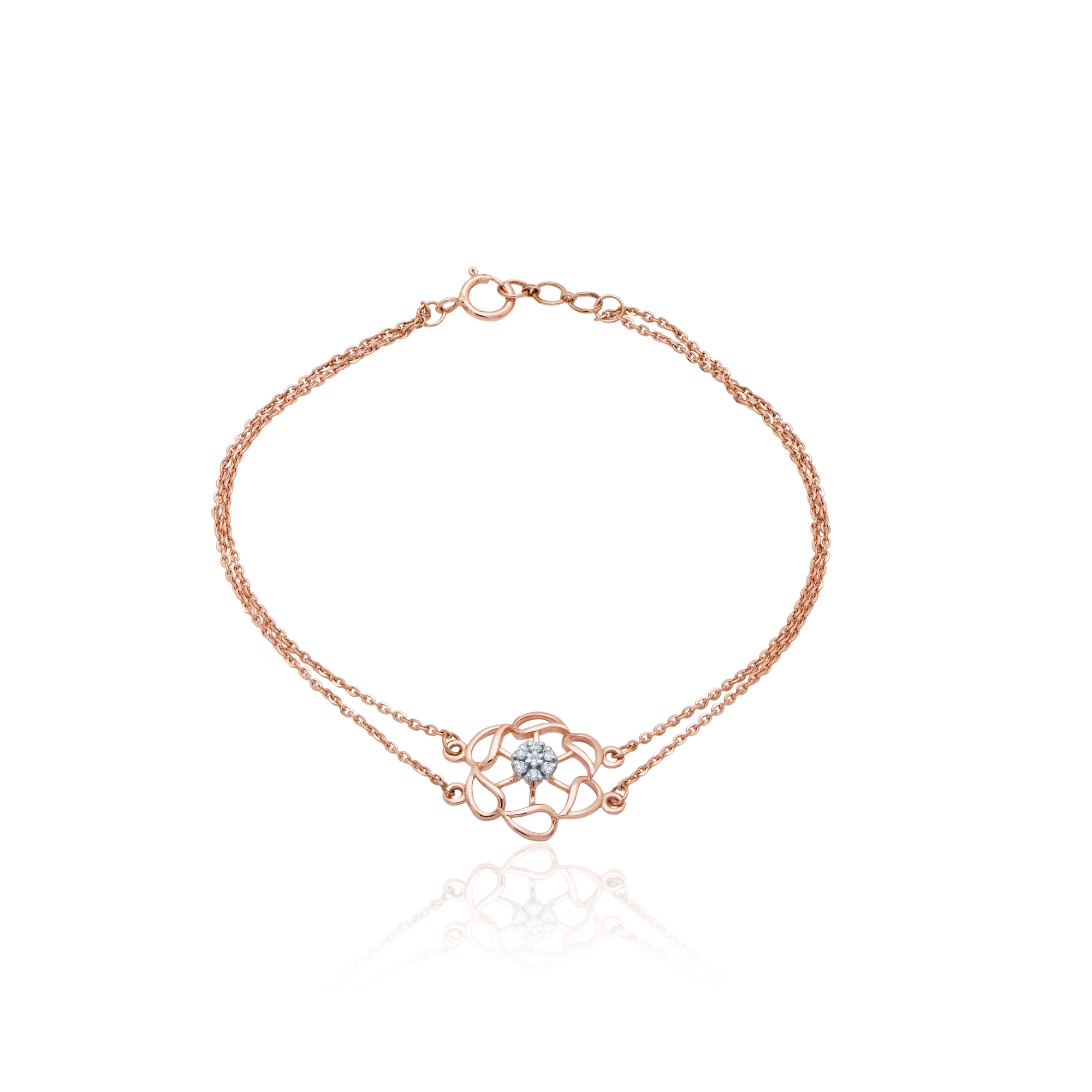 Rose Gold Diamond Bracelet thumbnail 2
