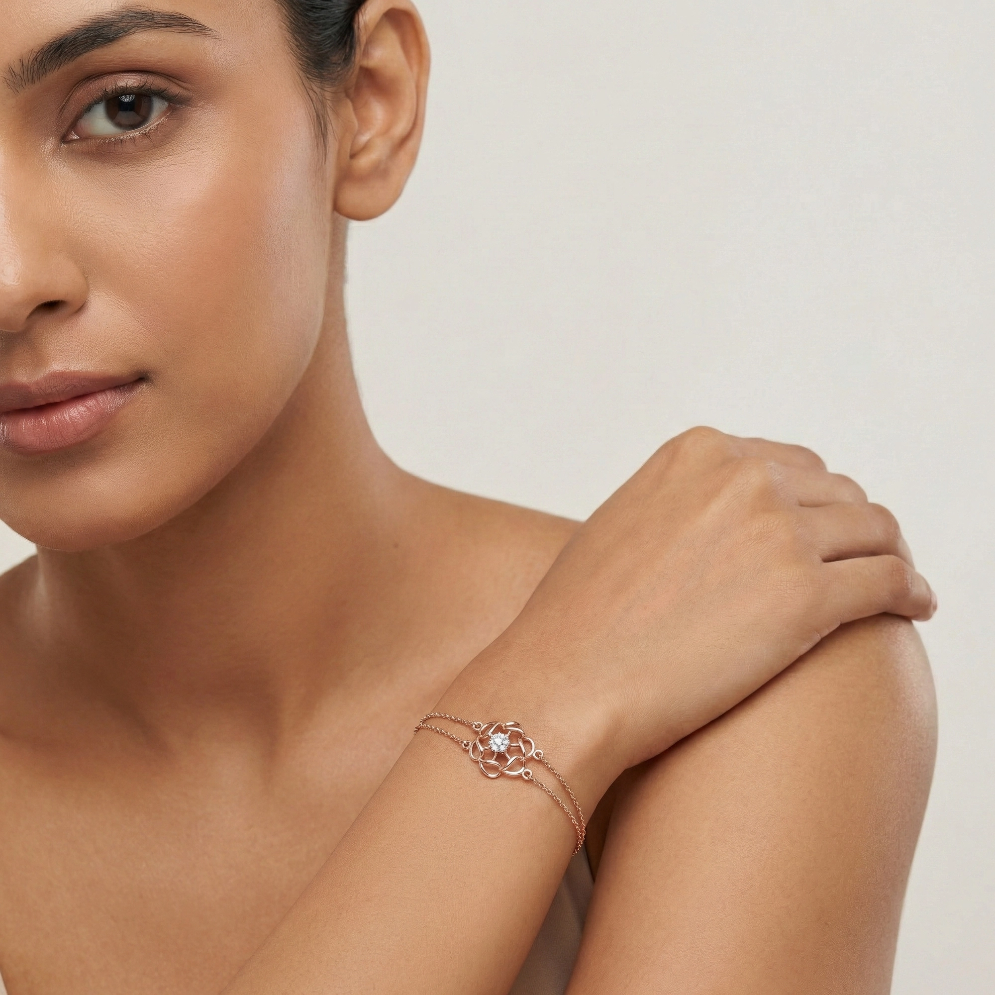 Rose Gold Diamond Bracelet thumbnail 3