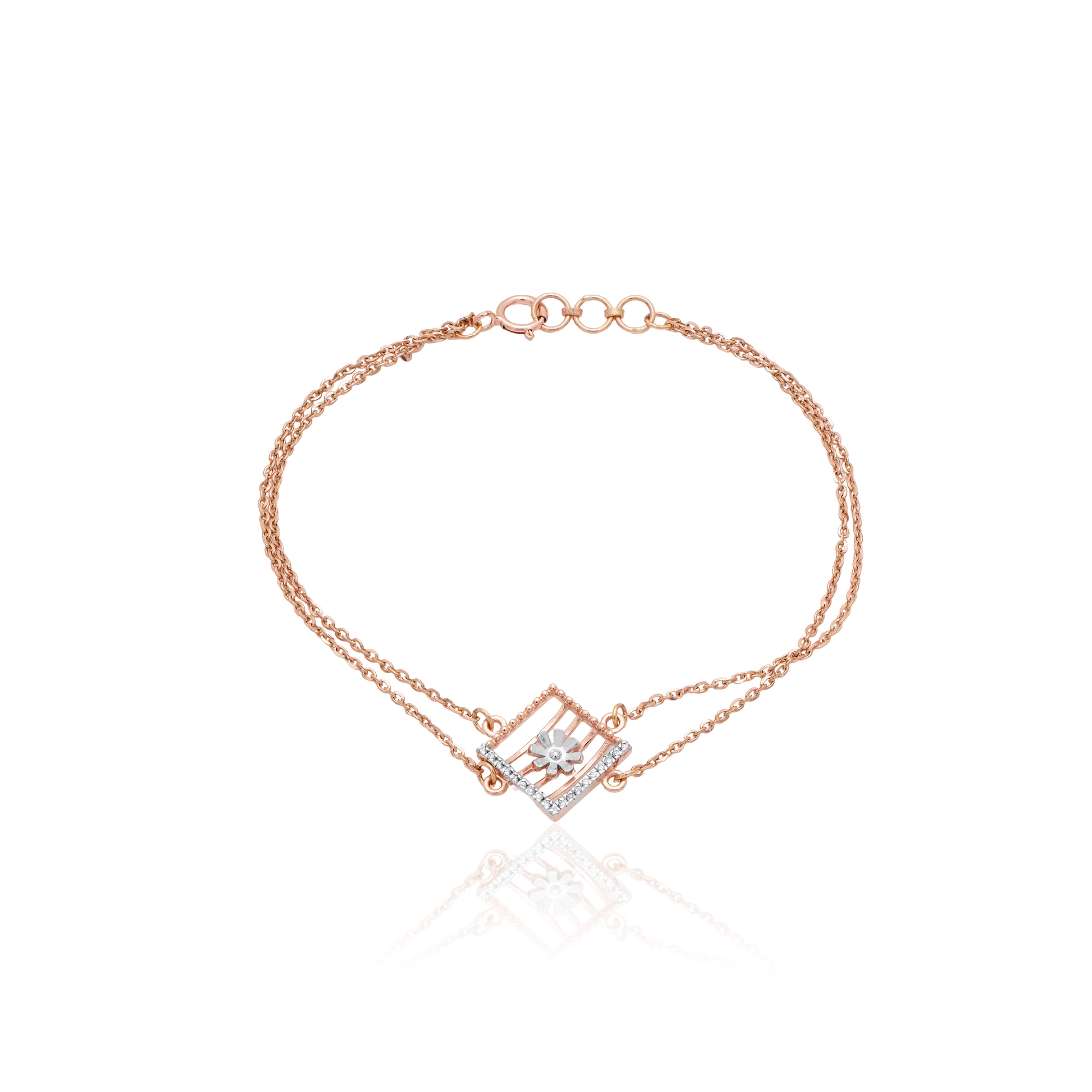 Rose Gold Diamond Bracelet thumbnail 2