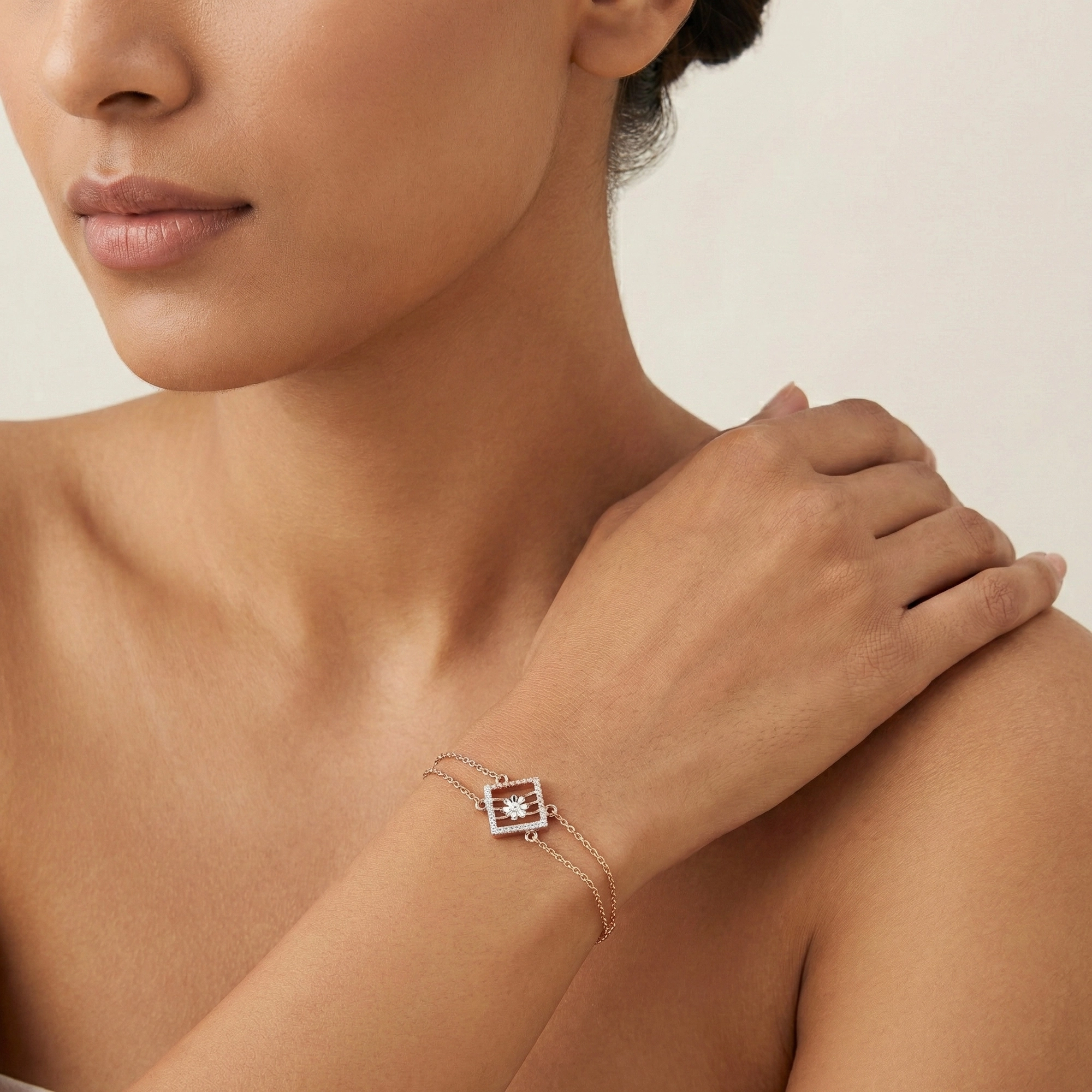 Rose Gold Diamond Bracelet