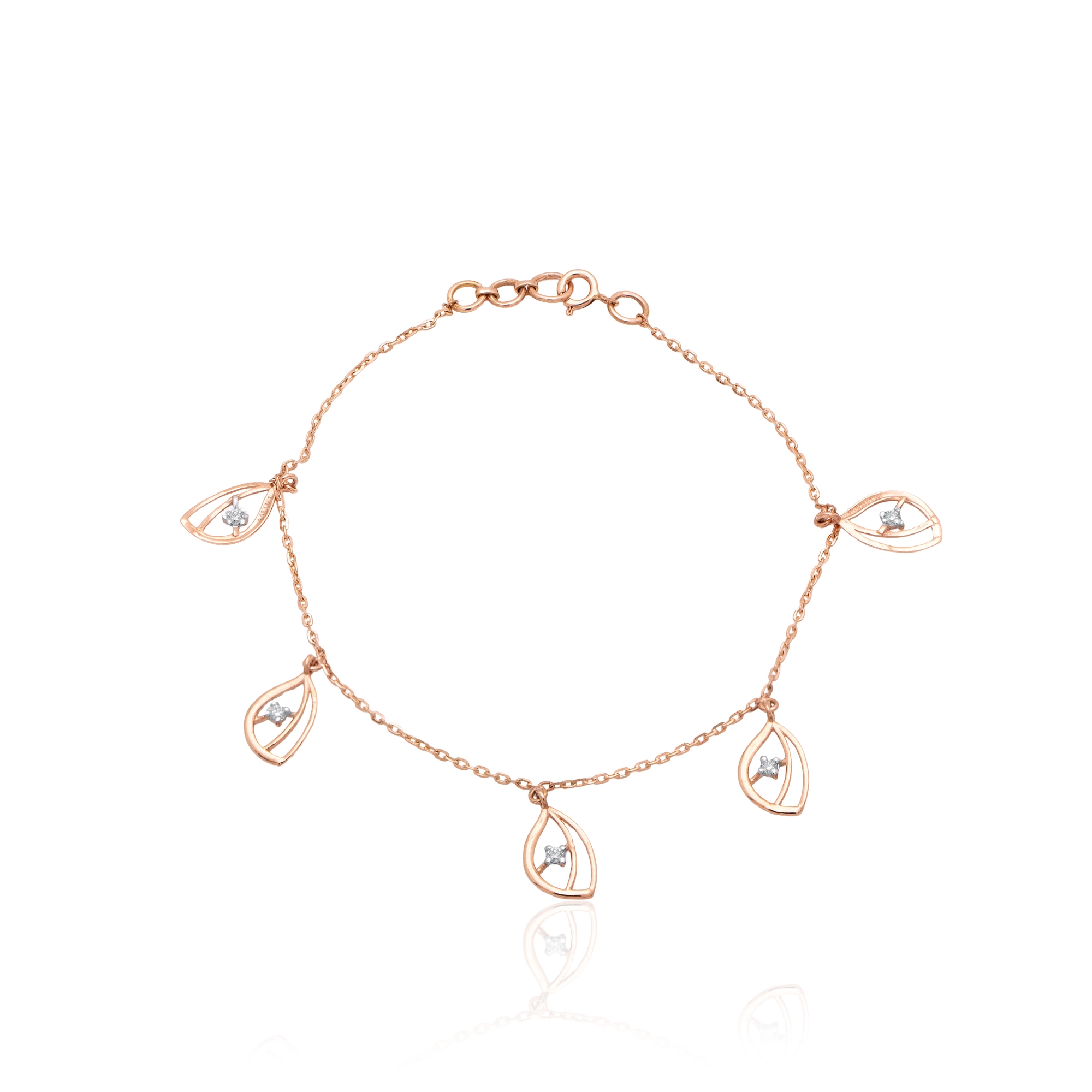 Rose Gold Diamond Bracelet thumbnail 2
