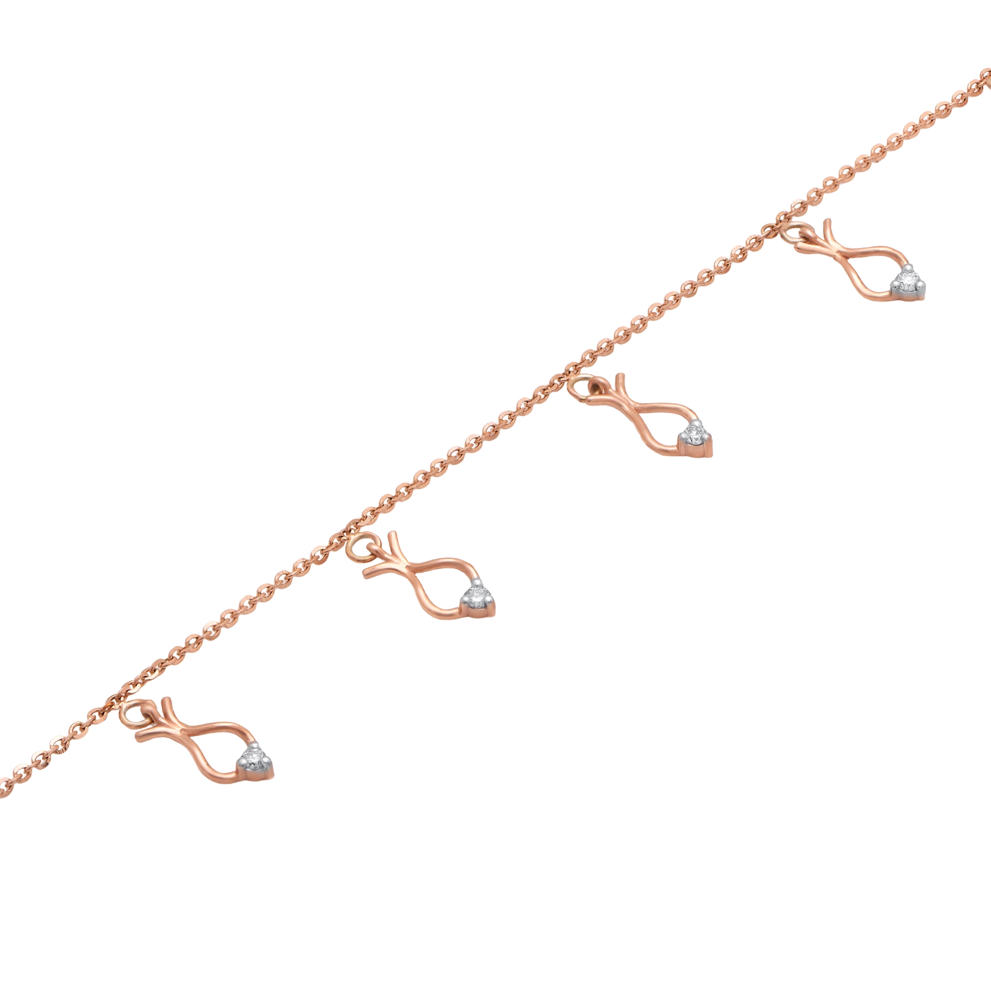 Rose Gold Diamond Bracelet