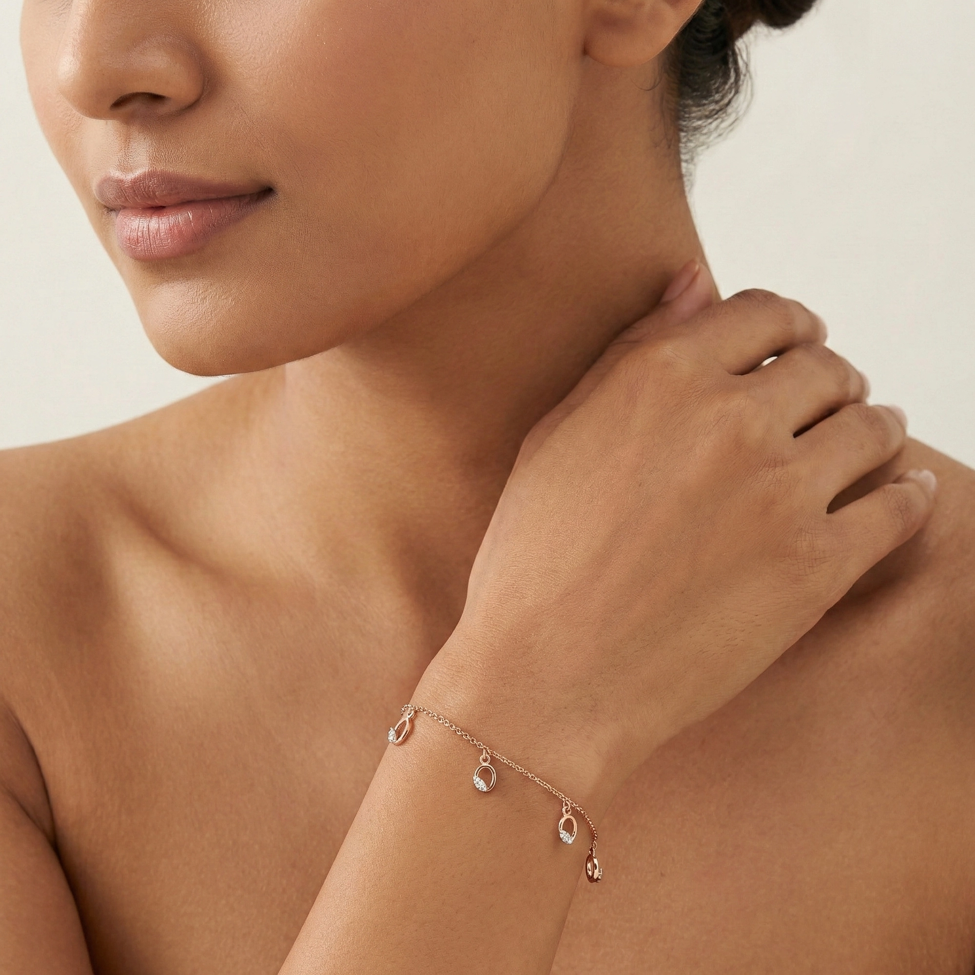 Rose Gold Diamond Bracelet