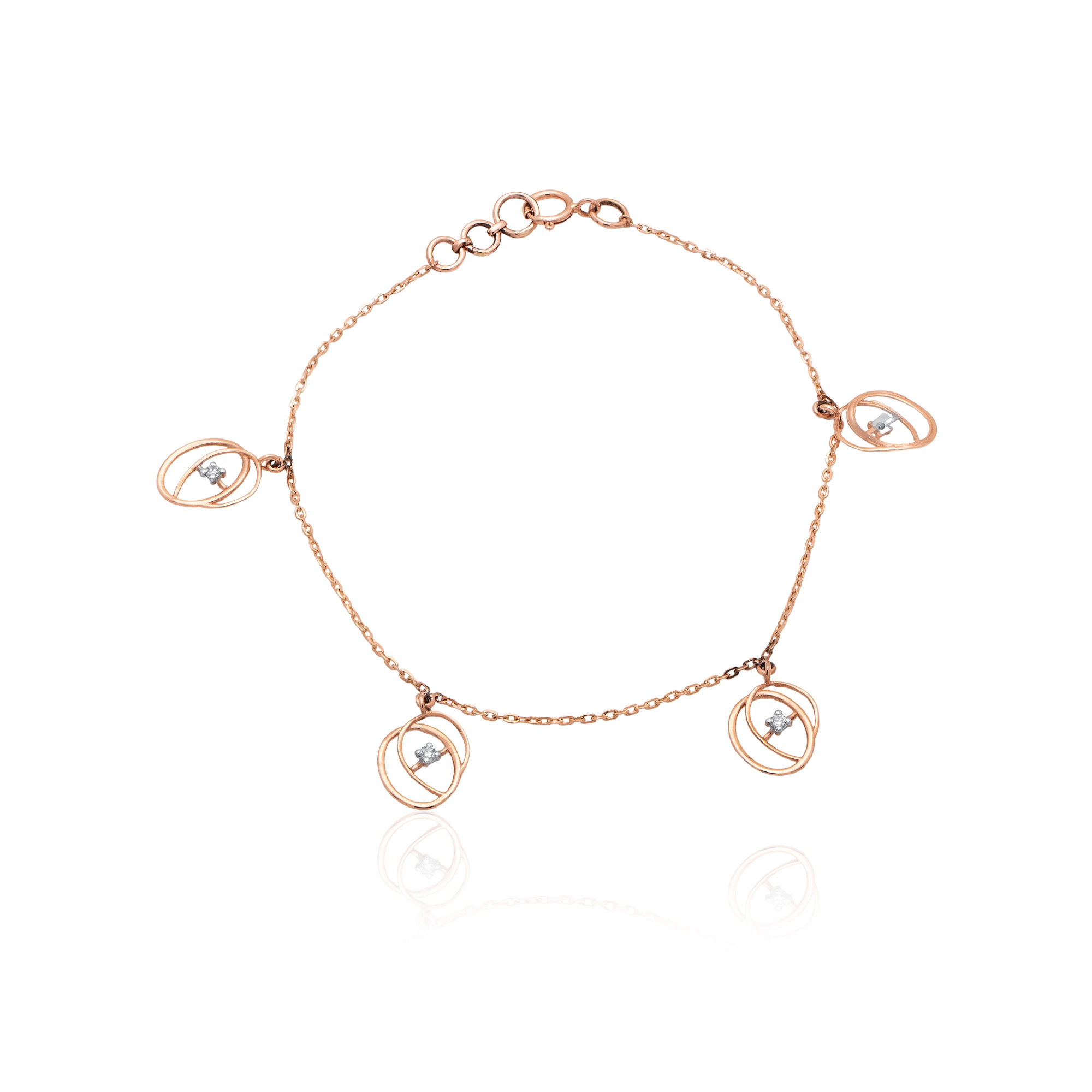 Rose Gold Diamond Bracelet thumbnail 2