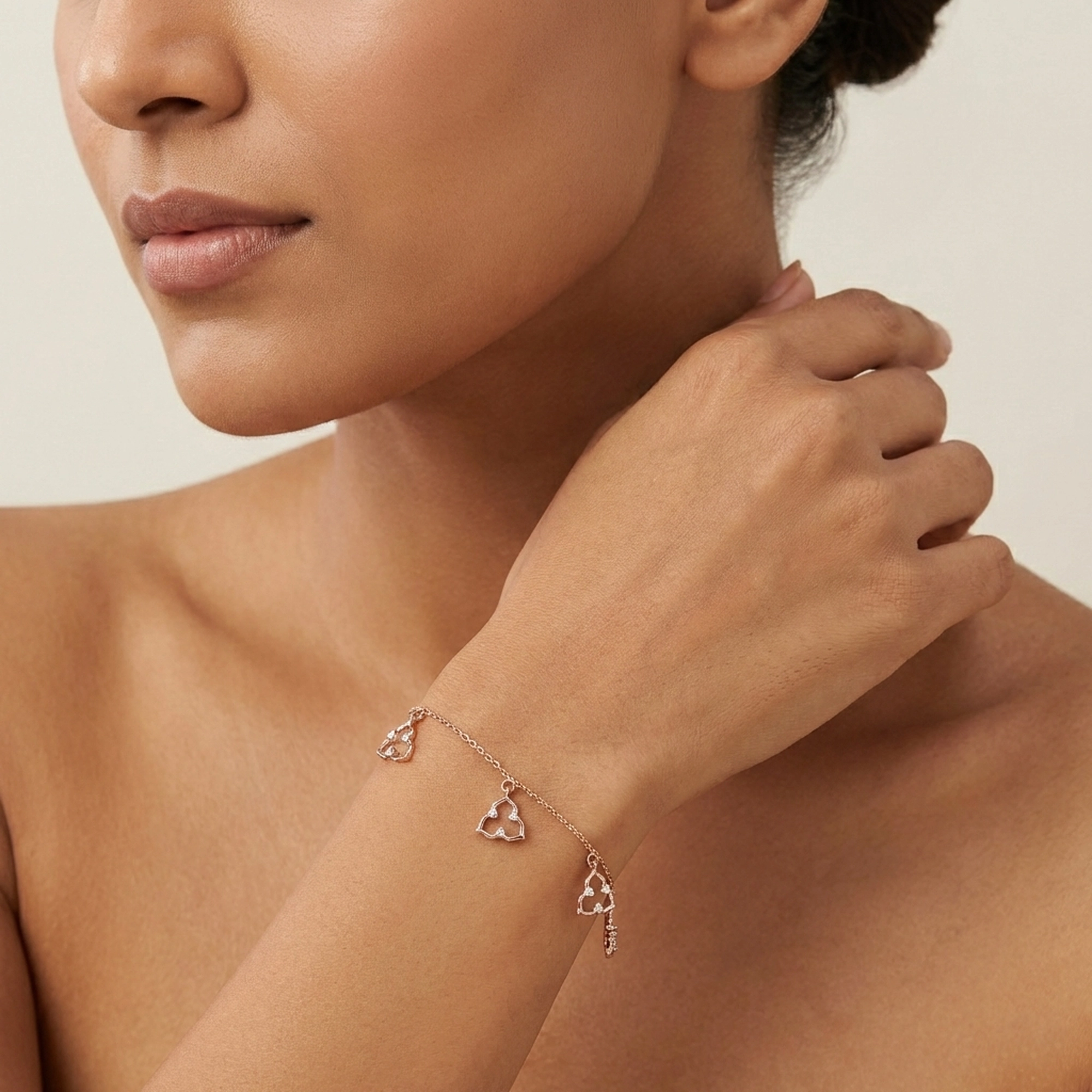 Rose Gold Diamond Bracelet