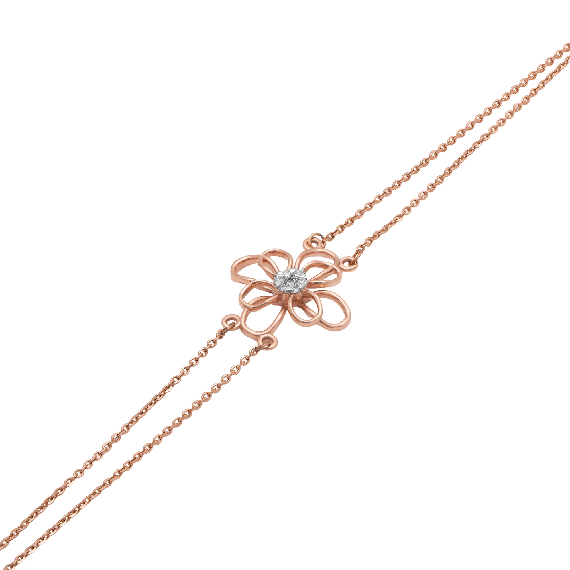 Rose Gold Diamond Bracelet