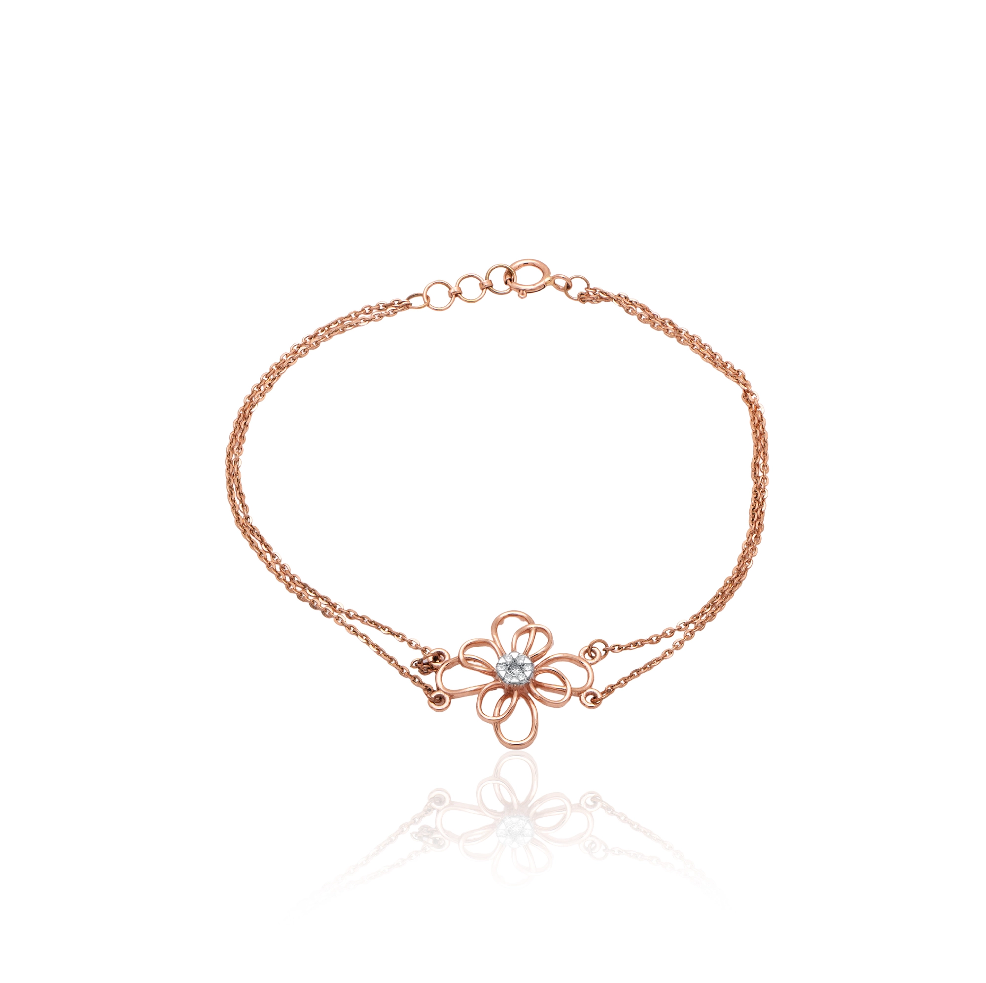 Rose Gold Diamond Bracelet thumbnail 2