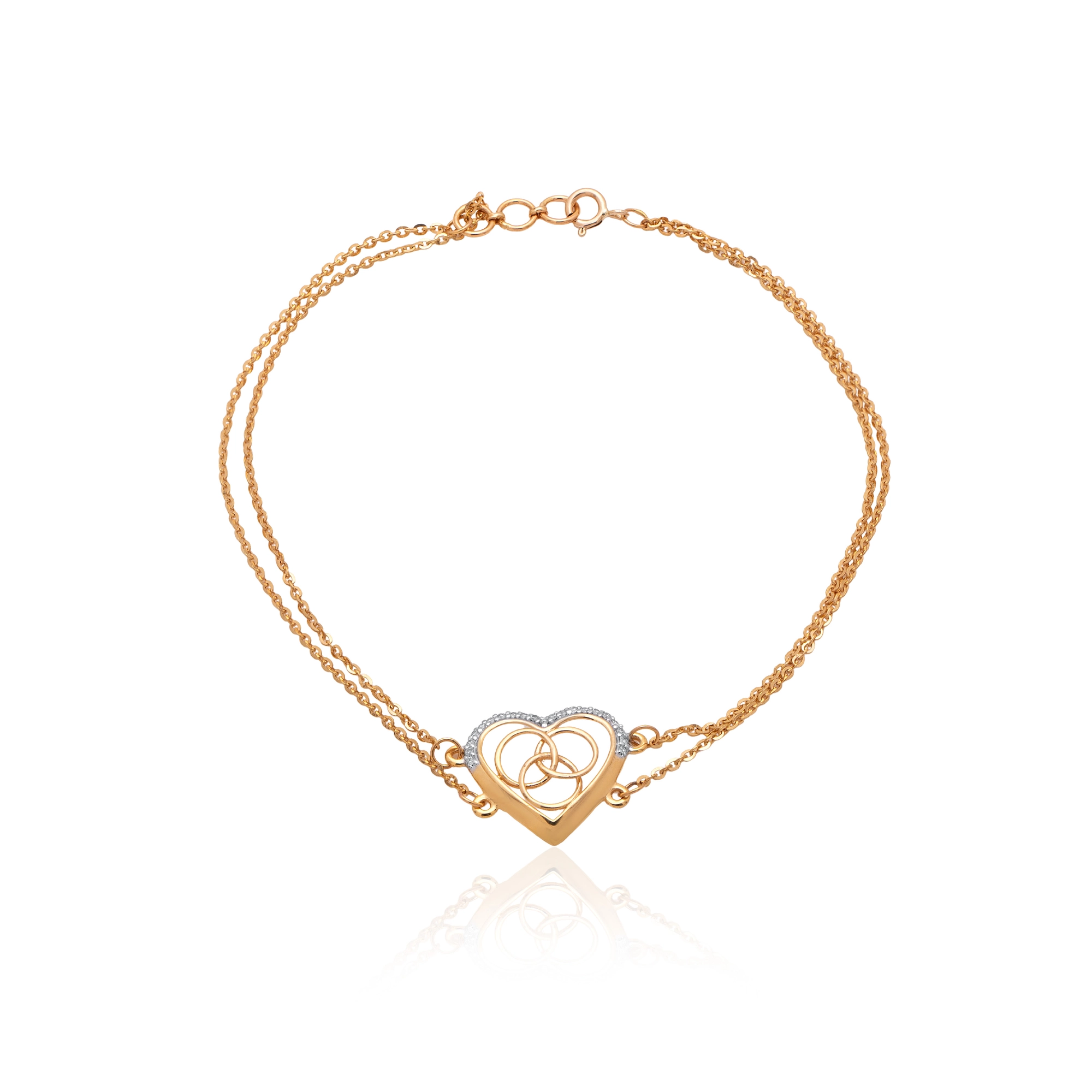 Yellow Gold Diamond Bracelet thumbnail 2
