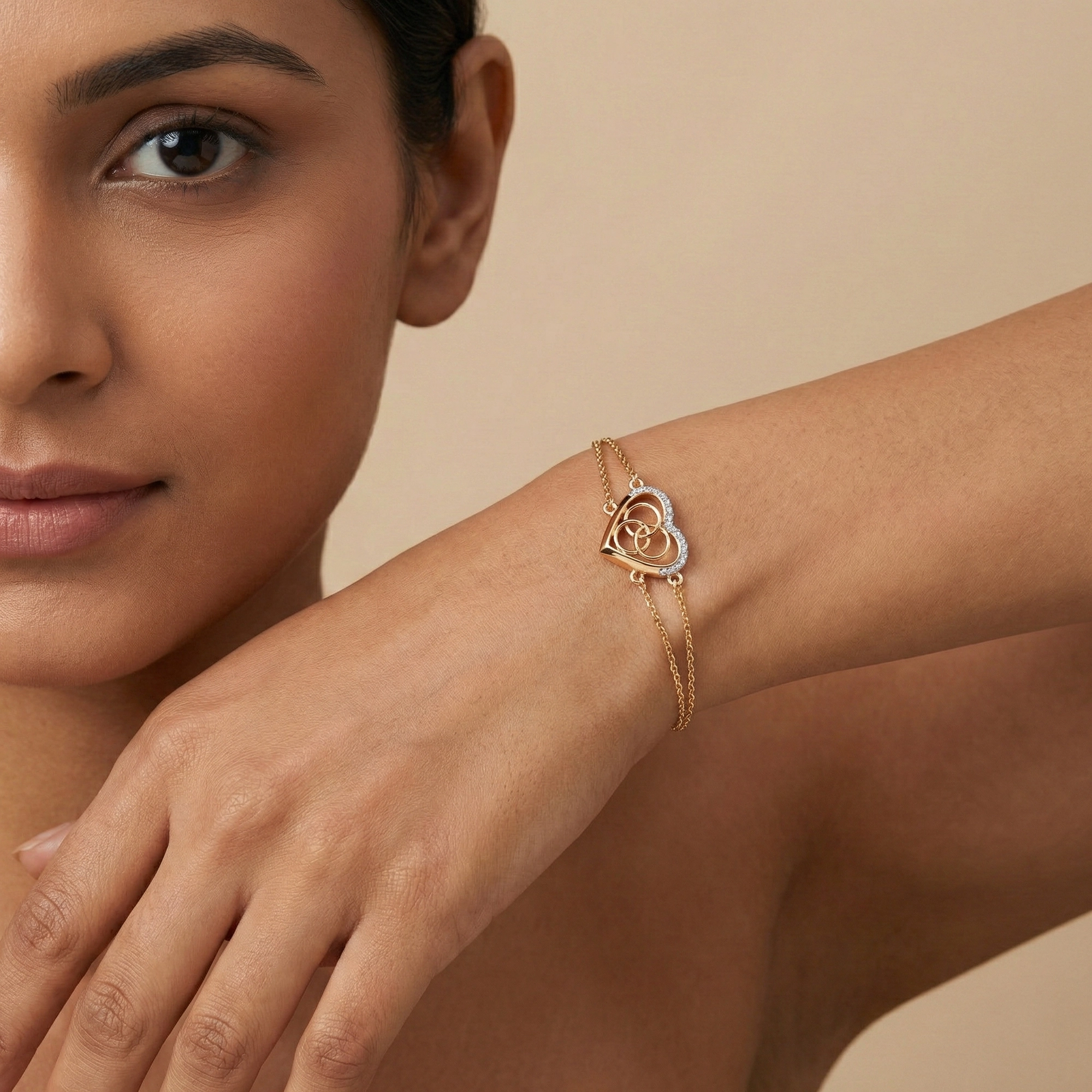 Yellow Gold Diamond Bracelet thumbnail 3