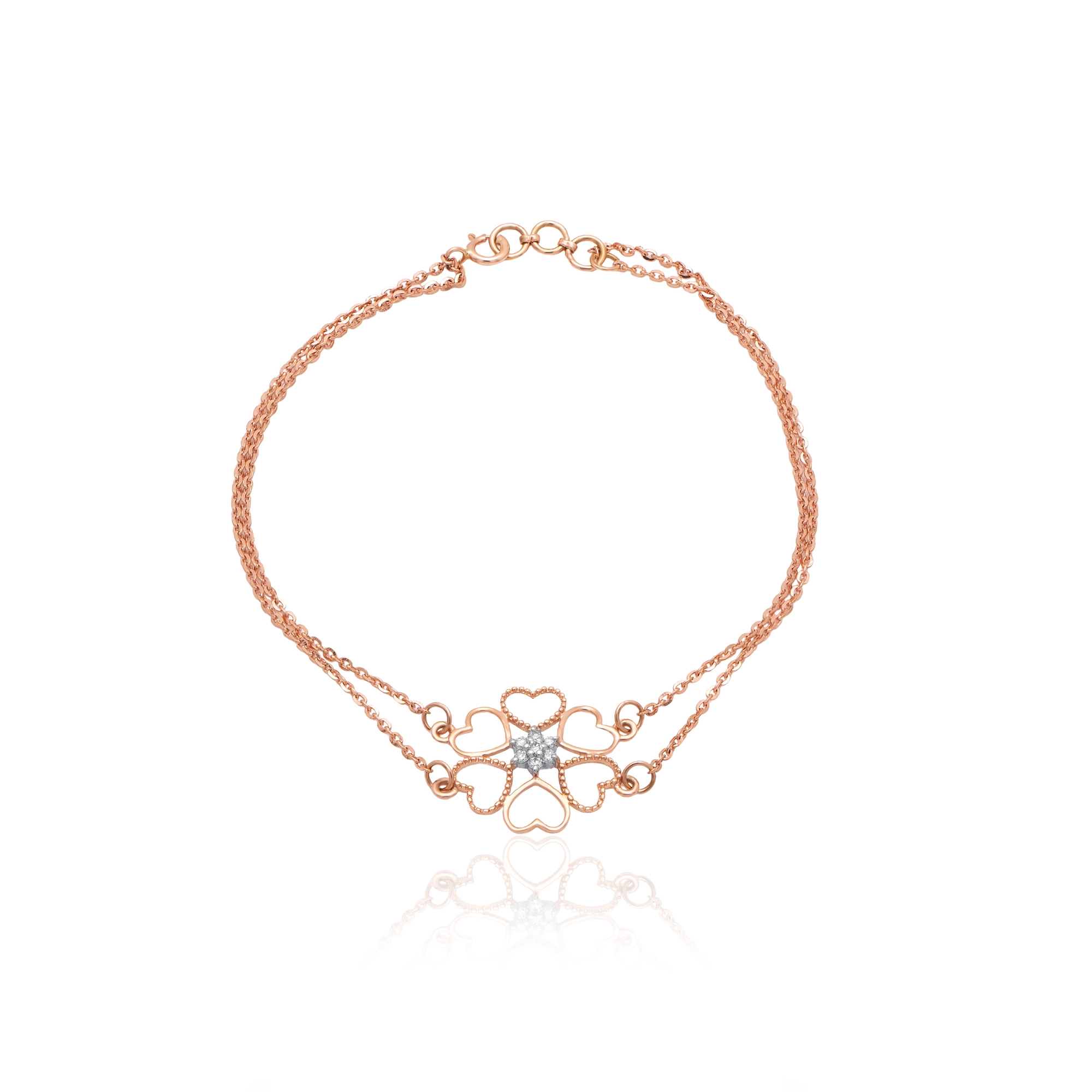 Rose Gold Diamond Bracelet thumbnail 2